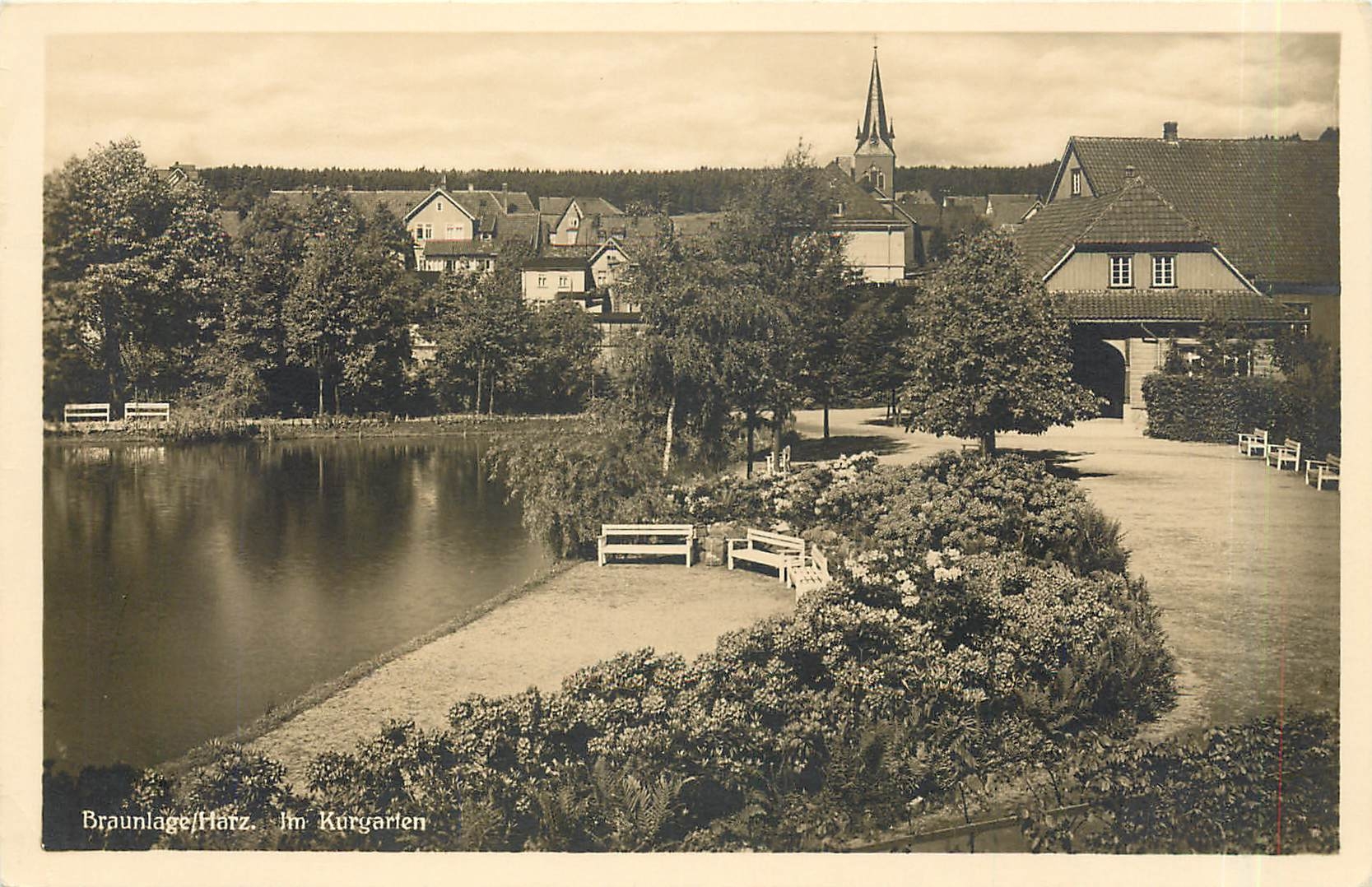 CPA Braunlage Im Kurgarten 