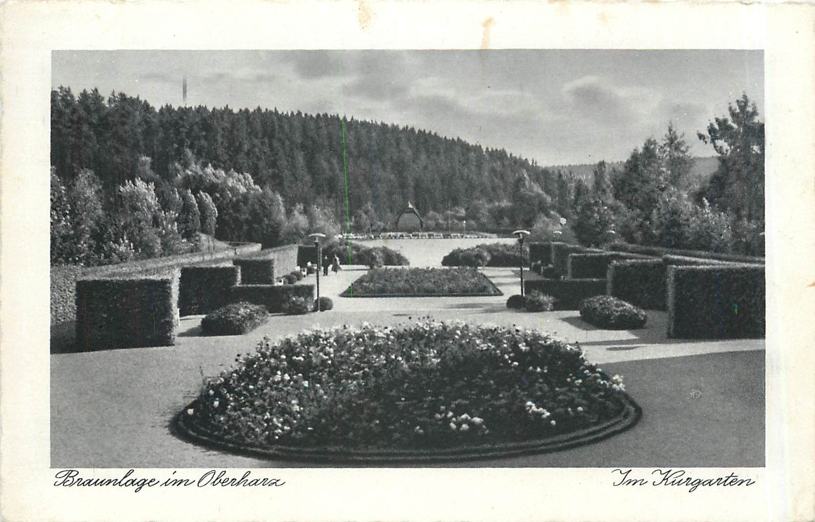 CPA Braunlage im Oberharz Im Kurgarten