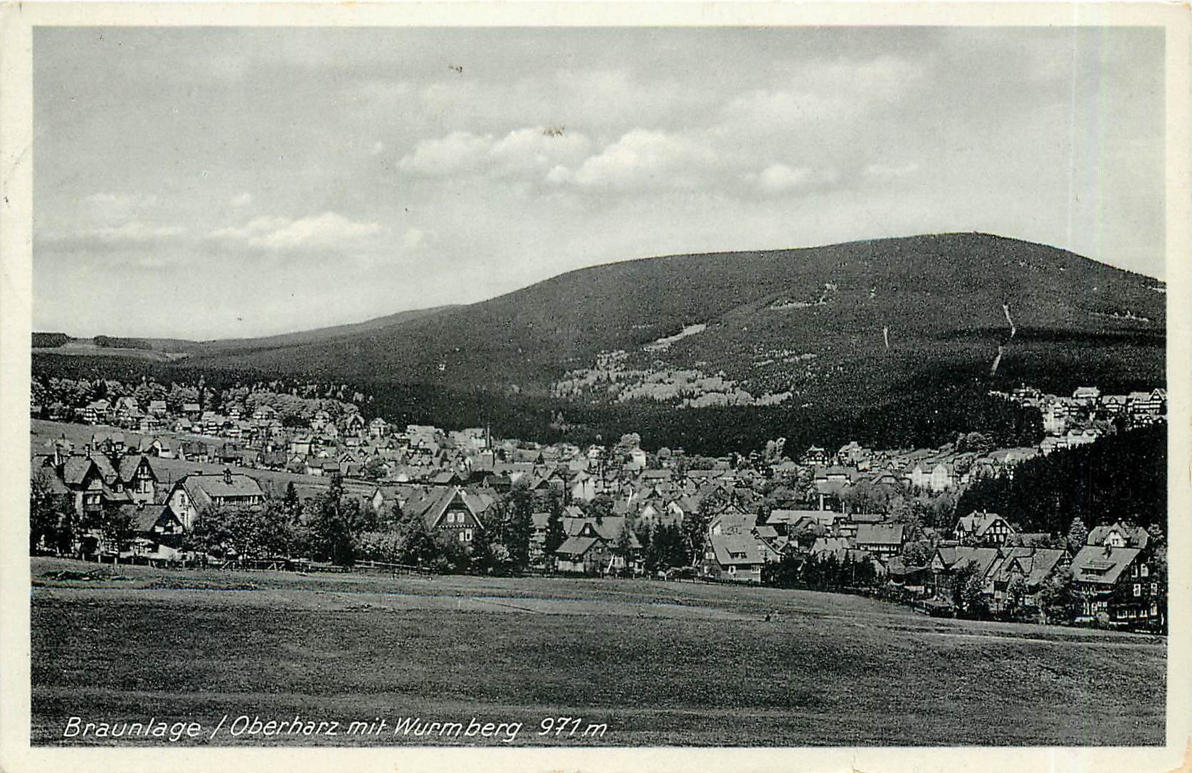 CPA Braunlage Oberharz mit Wurmberg 
