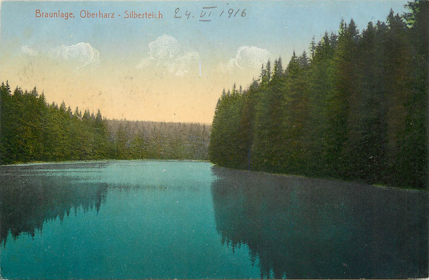 CPA Braunlage Oberharz Silberteich 