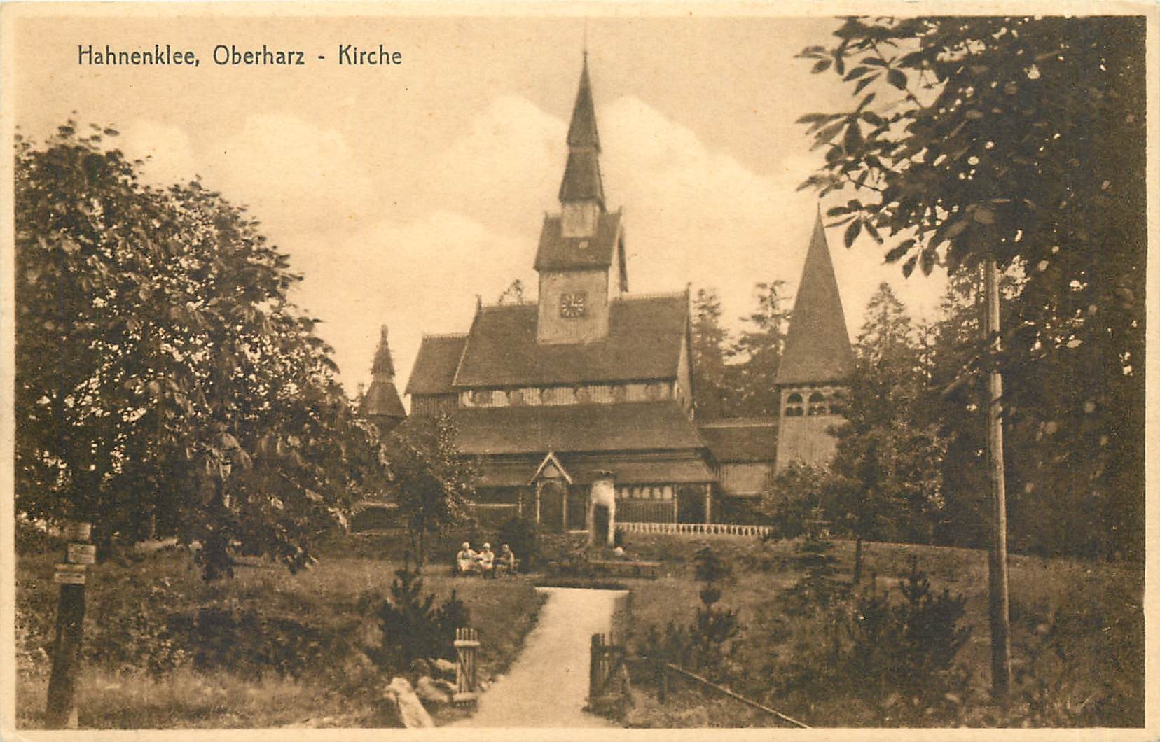 CPA Hahnenklee Oberharz Kirche 
