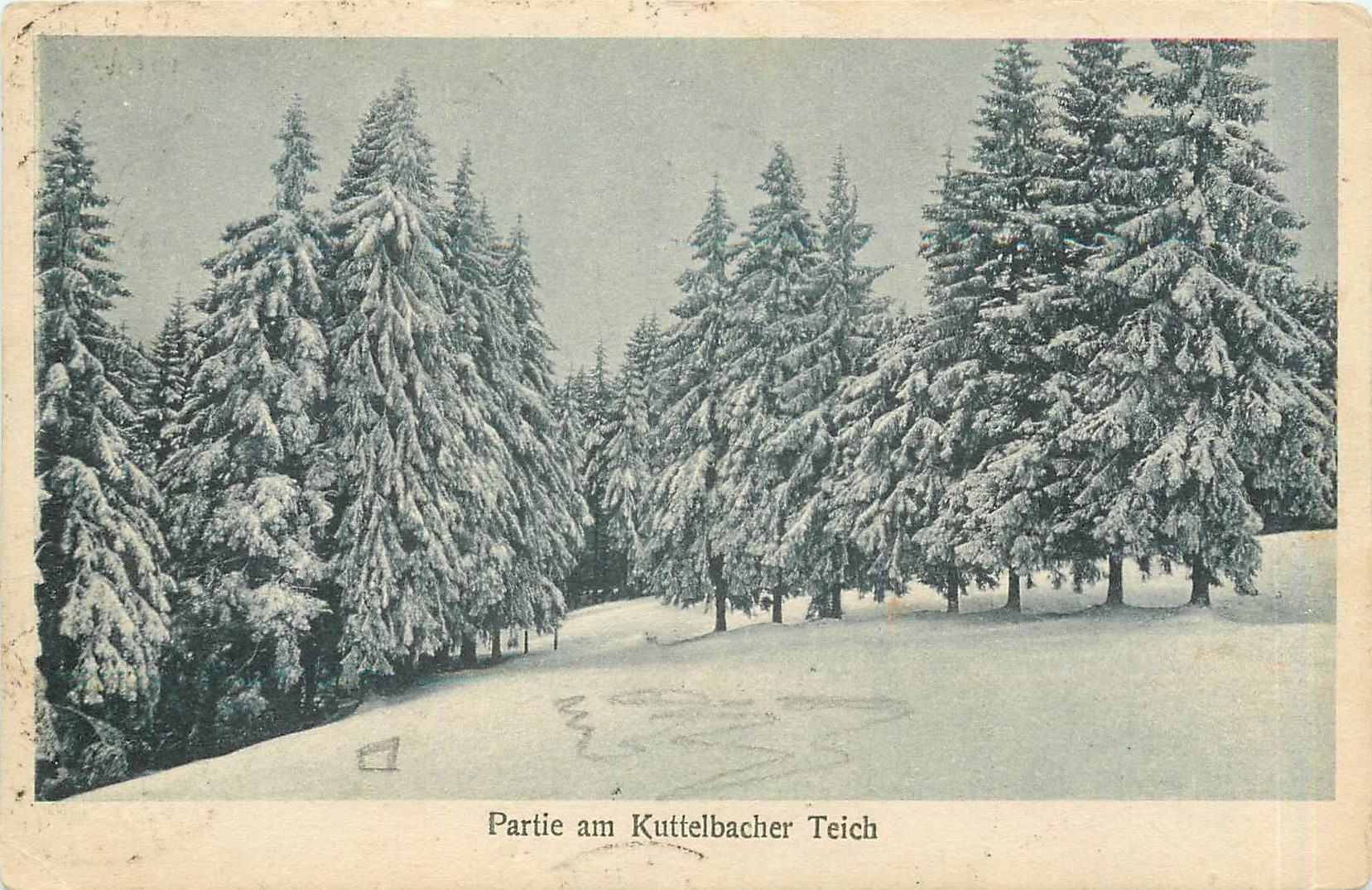 CPA Partie am Kuttelbacher Teich 