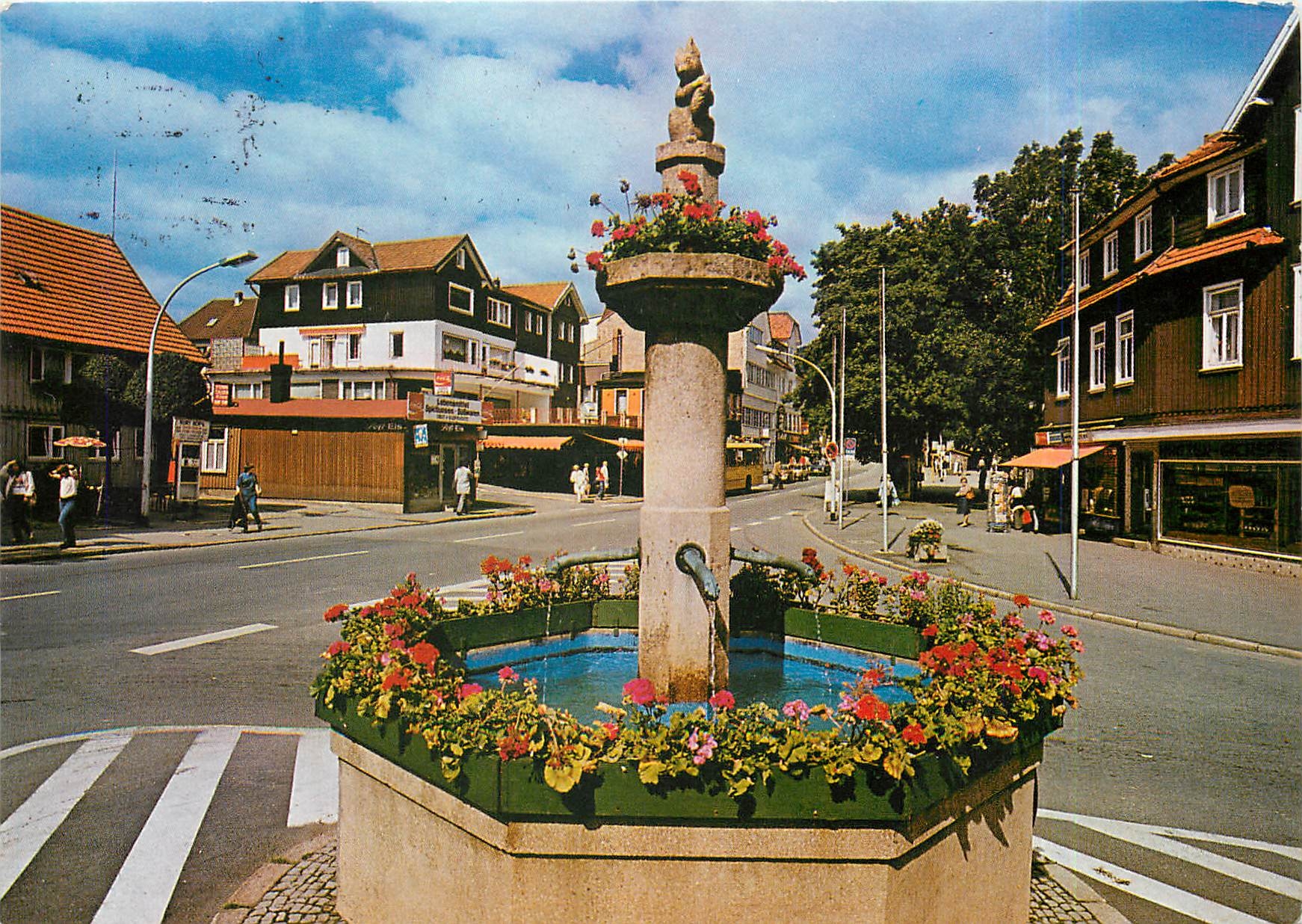 CPM Braunlage im Oberharz Eichhornchen Brunnen 