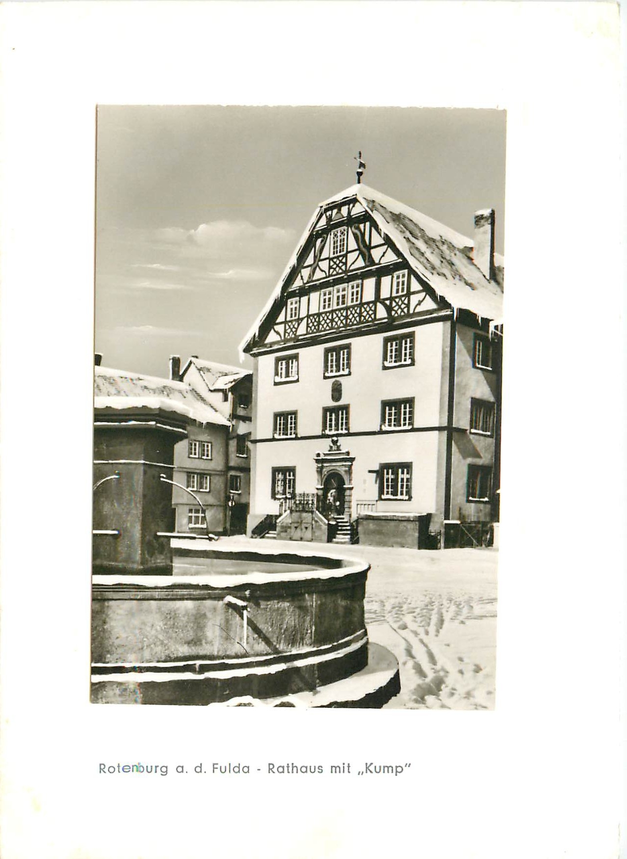 CPM Rotenburg a d Fulda Rathaus mit Kump 