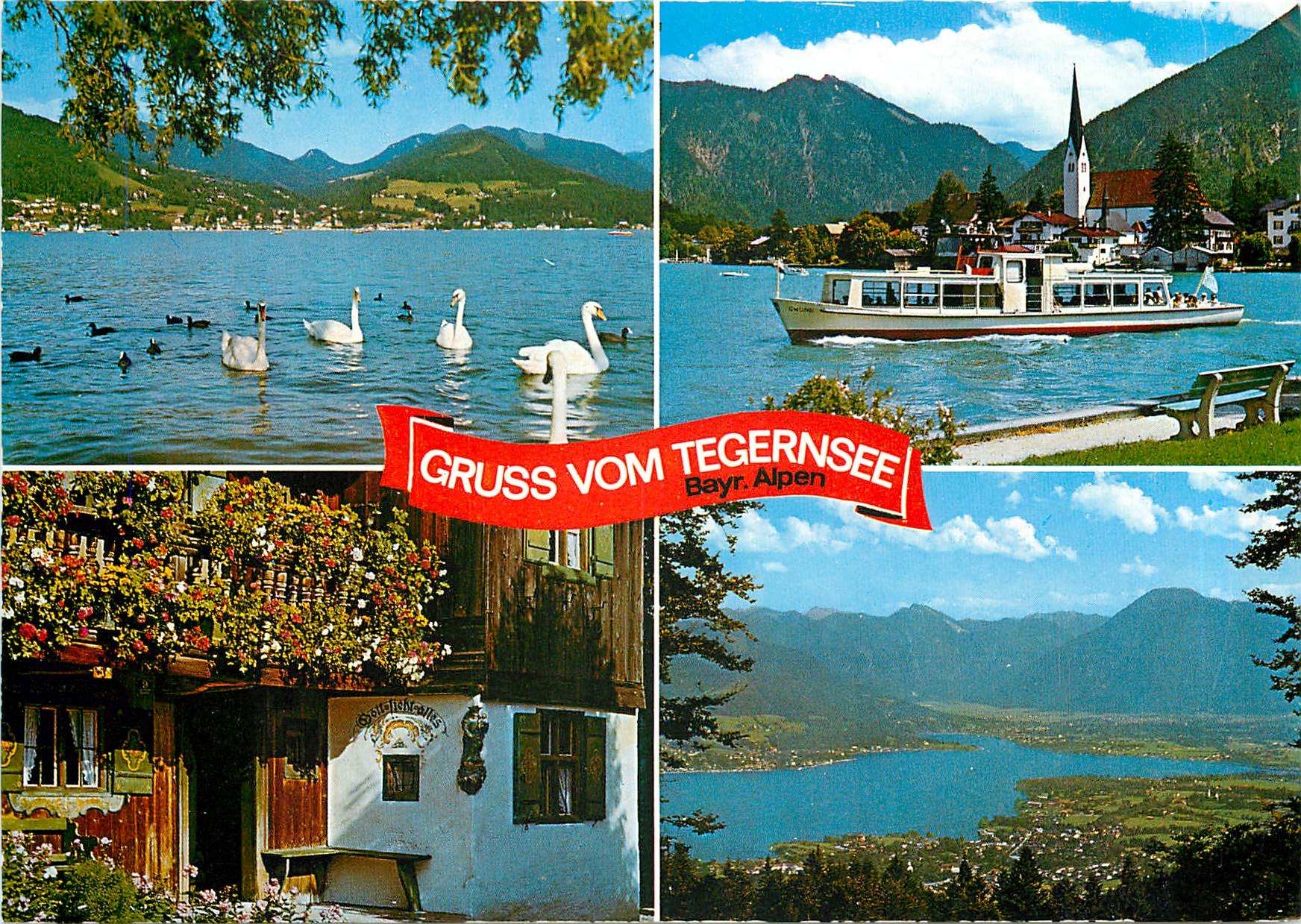 CPM Gruss vom Tegernsee Oberbayern 