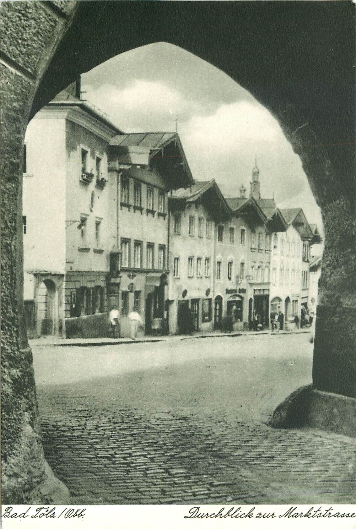 CPM Bad Tols Obb Durchblick aus Marktstrasse