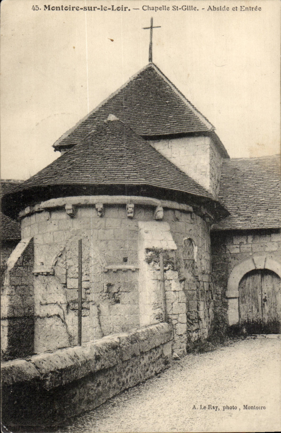 Montoire on Dormouse CPA Vault St Gille Apse and Entering