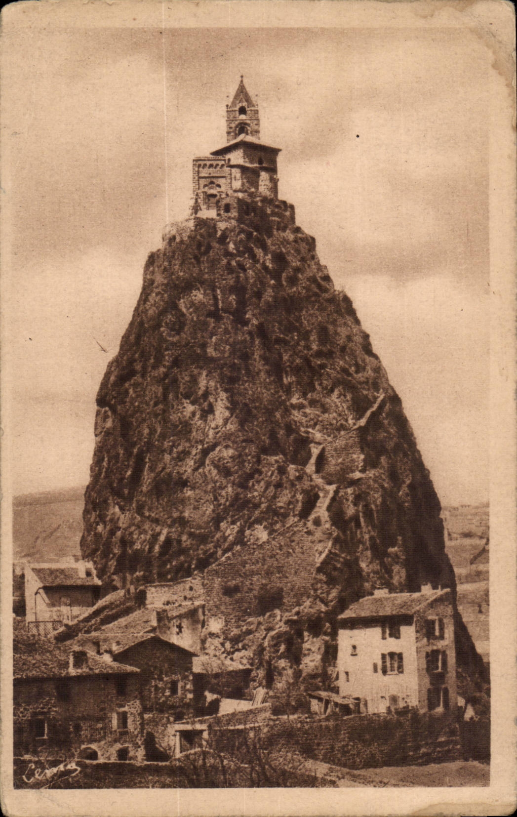 Puy in Velay CPA Rock of needle