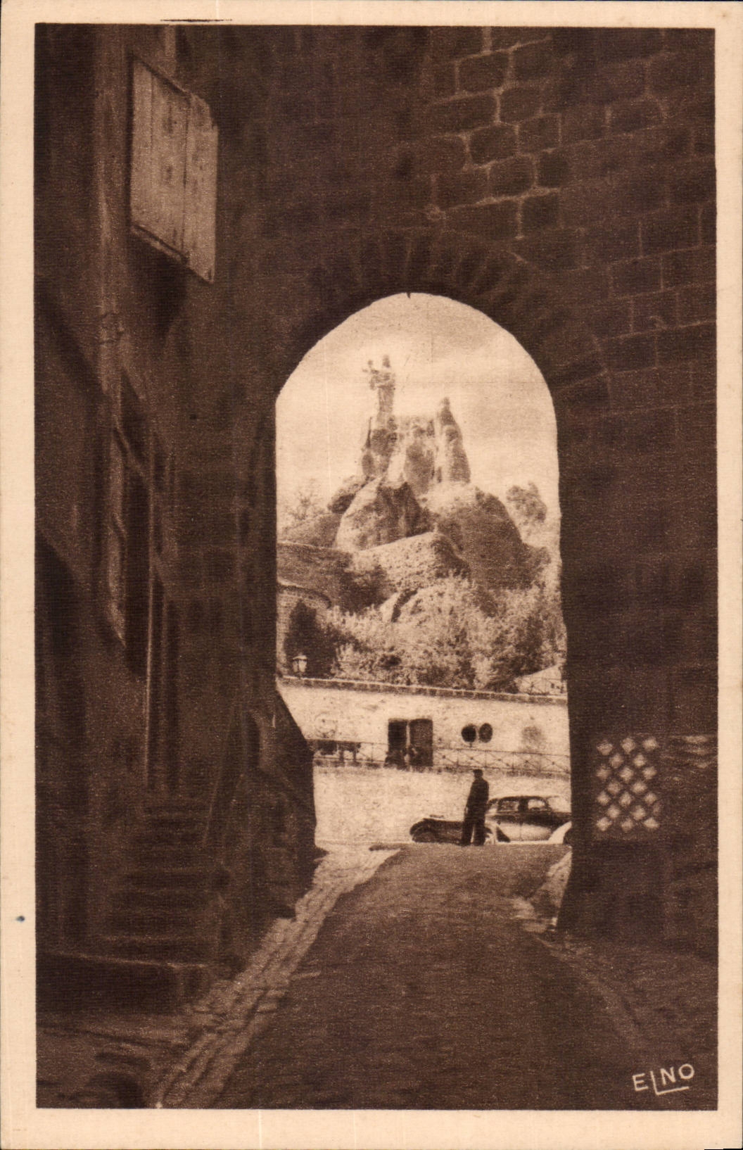 Puy in Velay CPA the door Saint Georges