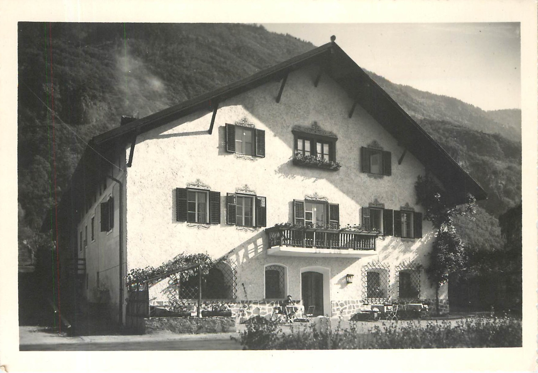 CPM Albergo Gasthof Furstlerhof Postal Burgstall de Merano von Meran H Verdorfer
