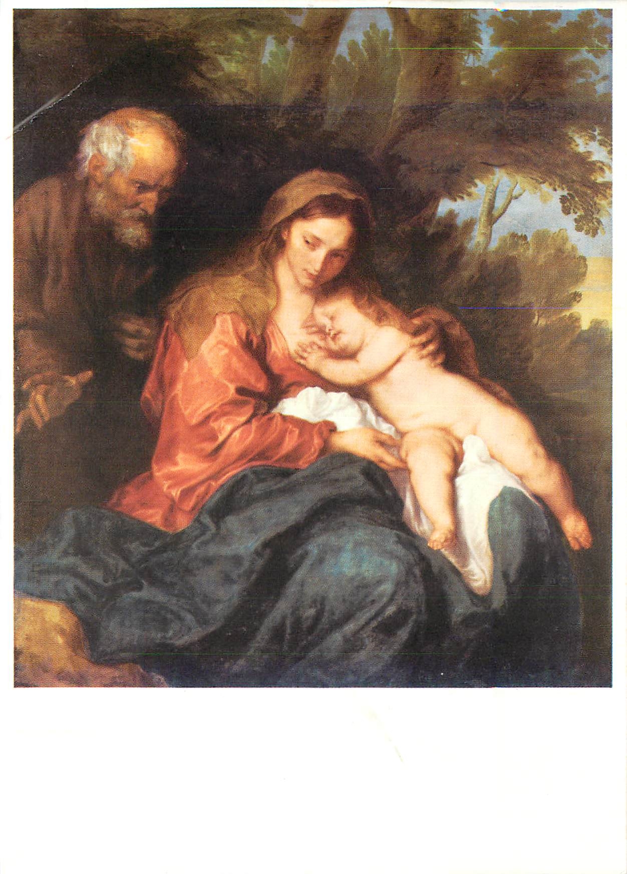 CPM Dyck Ruhe auf der Flucht Bayerische Staatsgemaldesammlungen Munchen