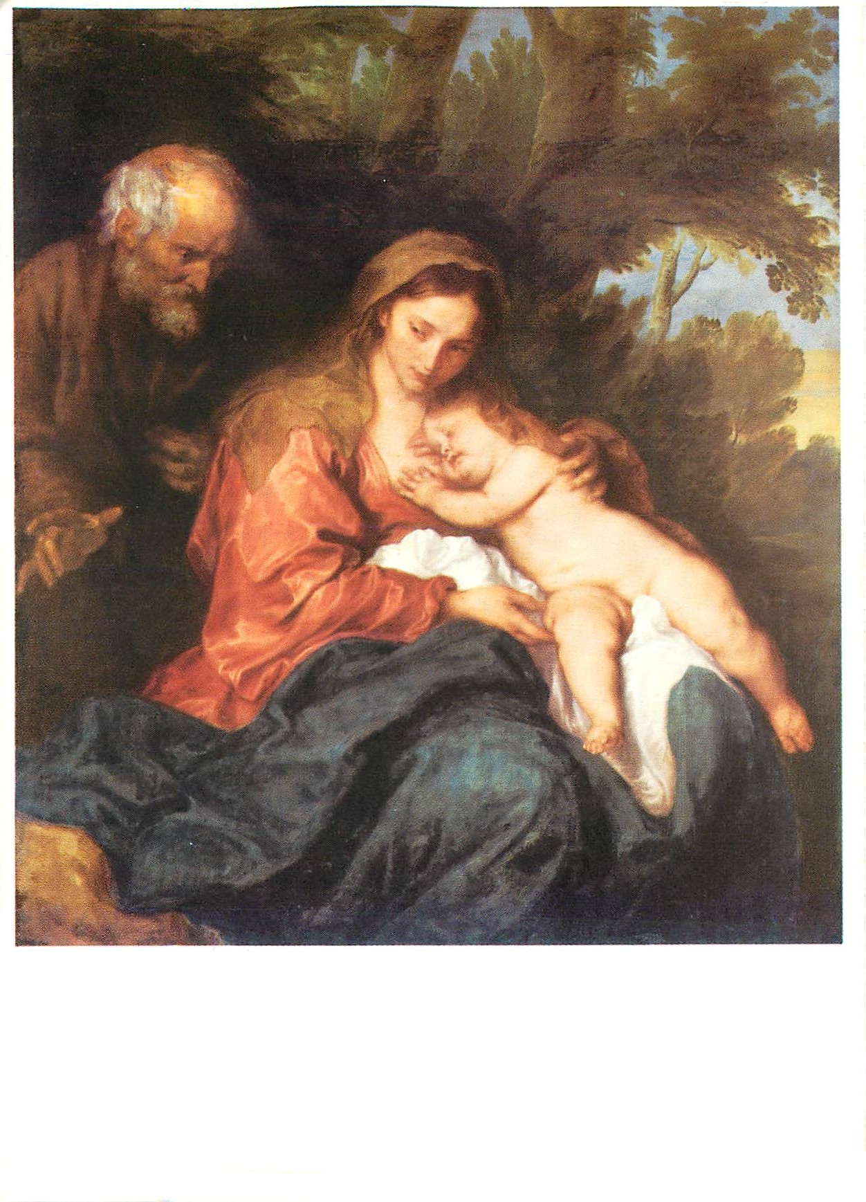 CPM Dyck Ruhe auf der Flucht Bayerische Staatsgemaldesammlungen Munchen