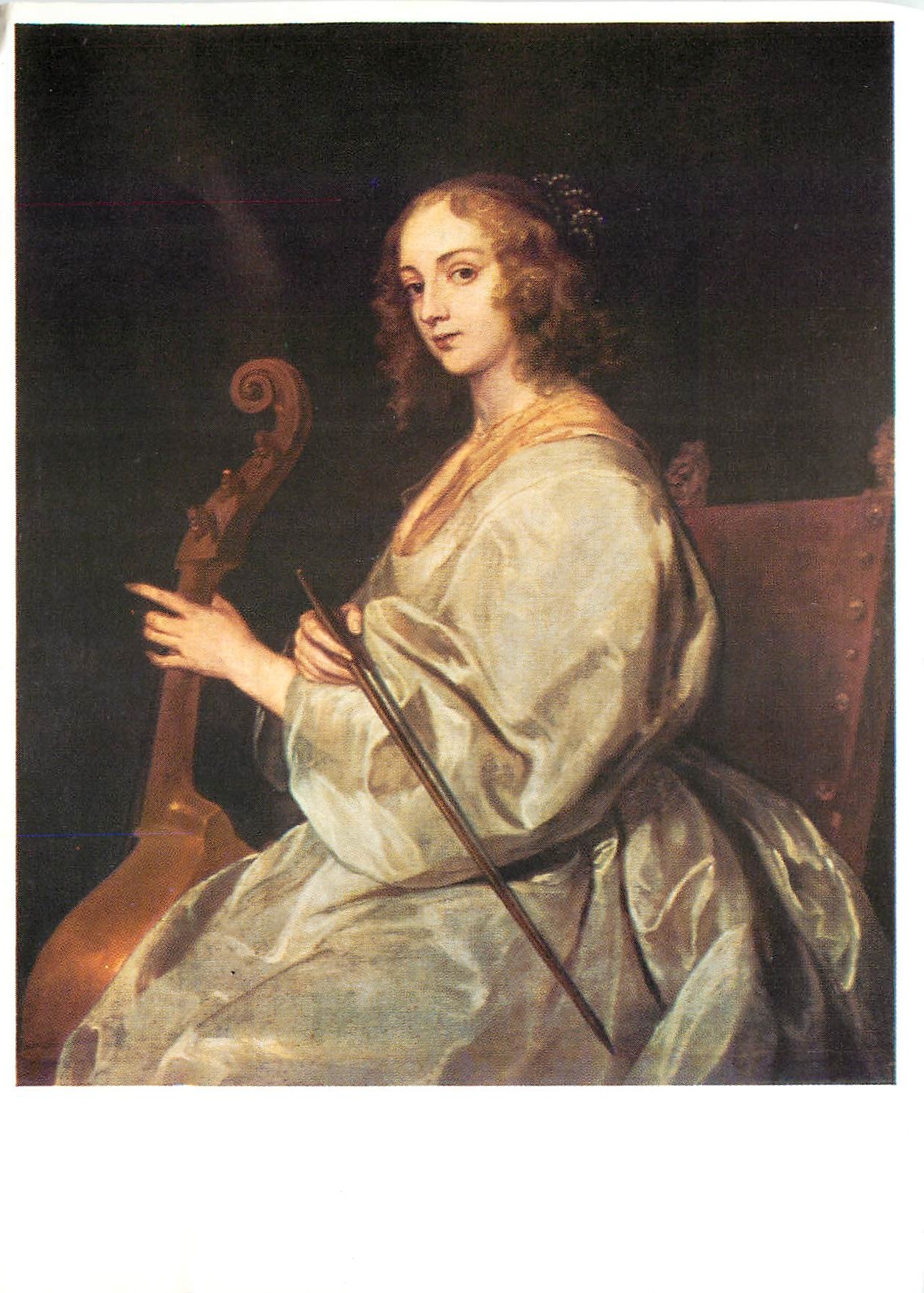 CPM Dyck Die Gambenspielerin Bayerische Staatsgemaldesammlungen Munchen