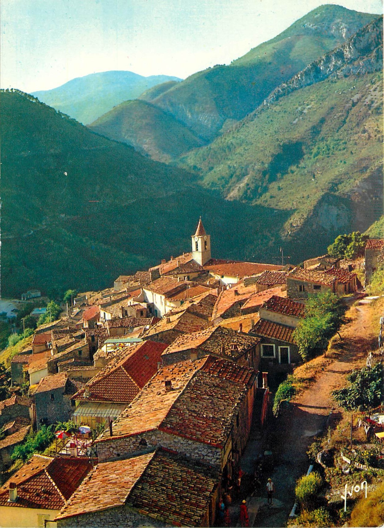 CPM Sainte Agnes Alpes Maritimes Environs de Menton