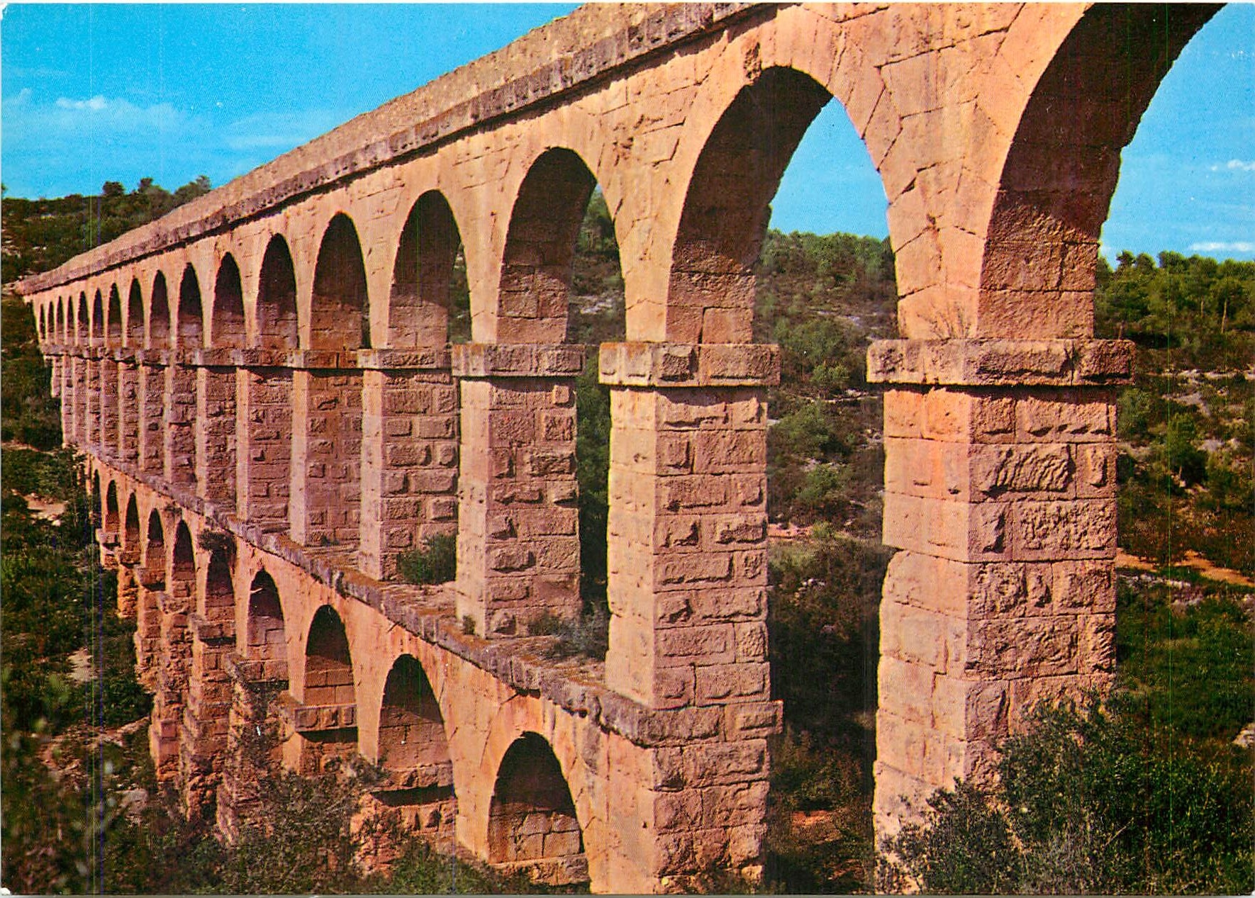 CPM Tarragona Espana Costa Dorada Aqueduc romain