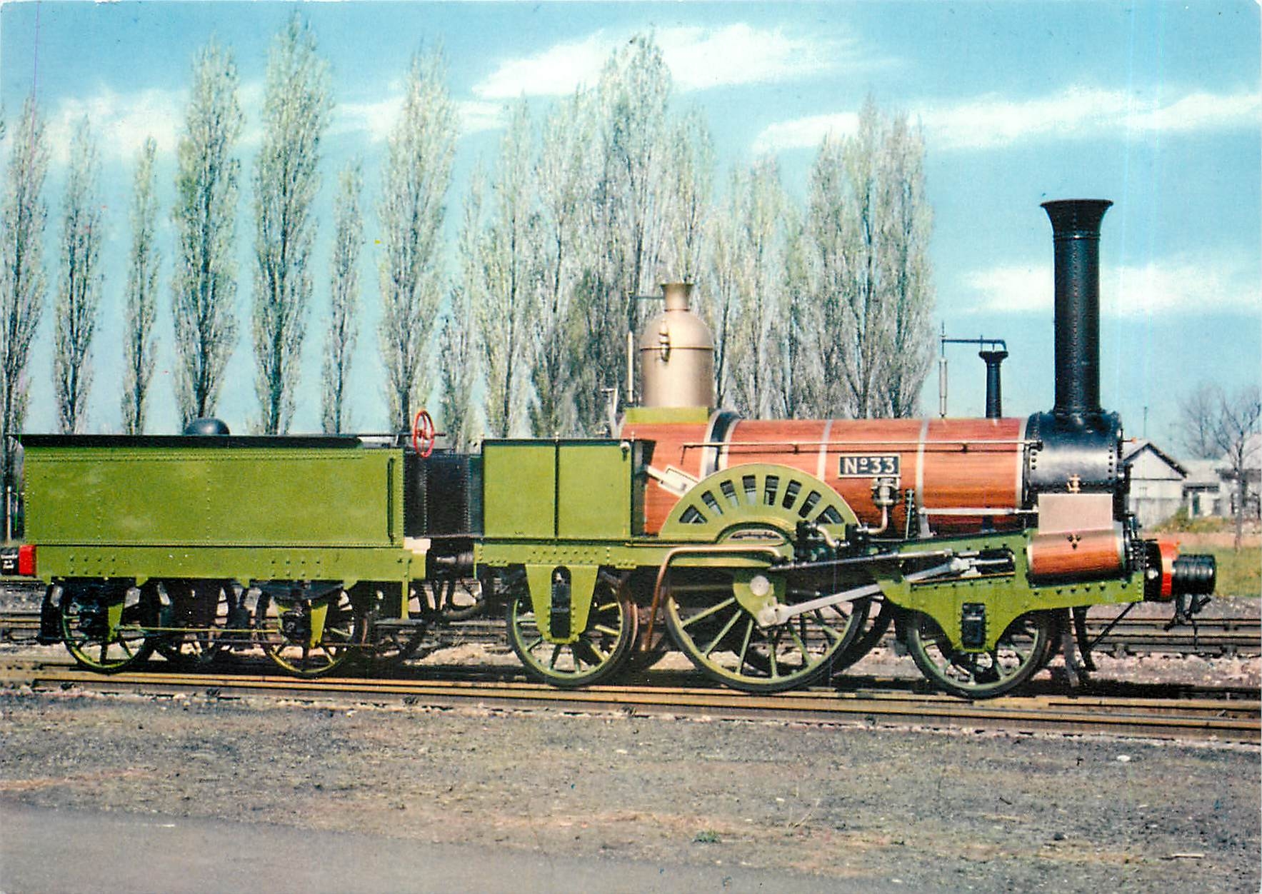 CPM Mulhouse Locomotive Buddicom N 33 Paris e Rouen 