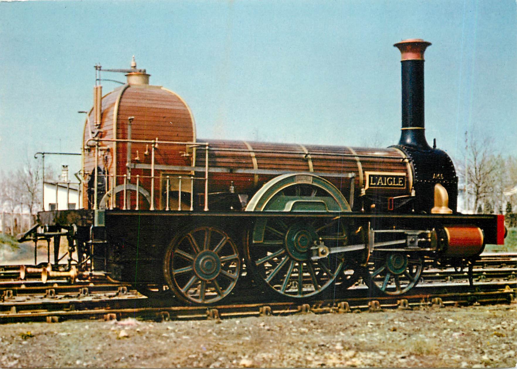 CPM Mulhouse Locomotive Stephenson N 6 Avignon a Marseille