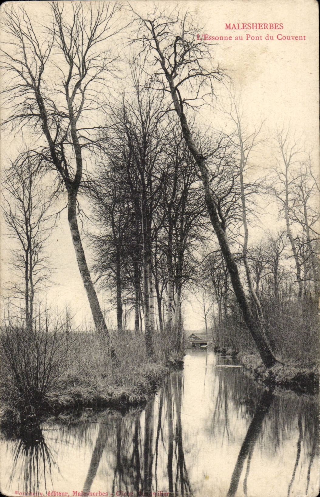 Malesherbes CPA the Essonne with the bridge of the convent
