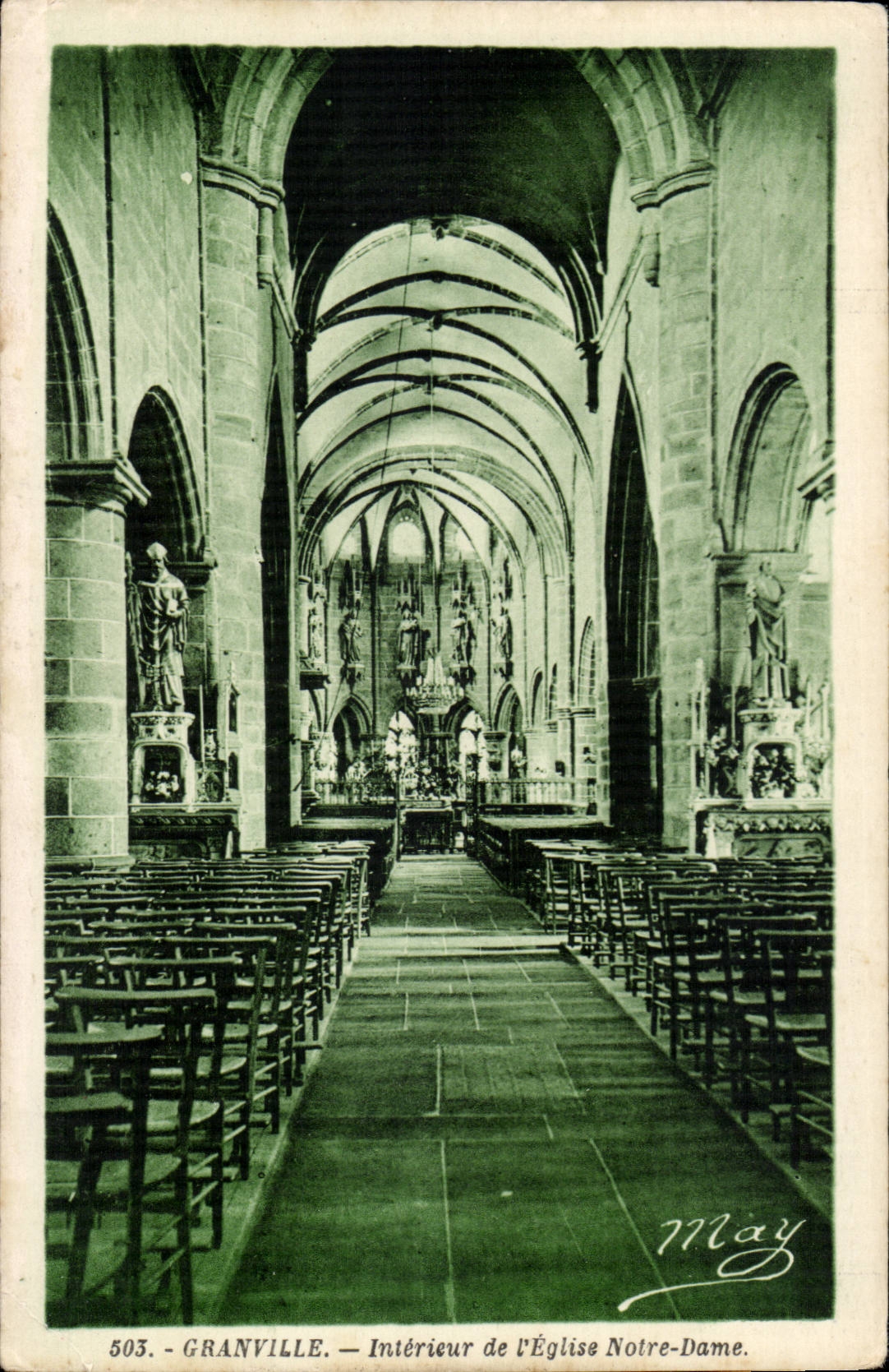 Interior Granville CPA of the Notre Dame church