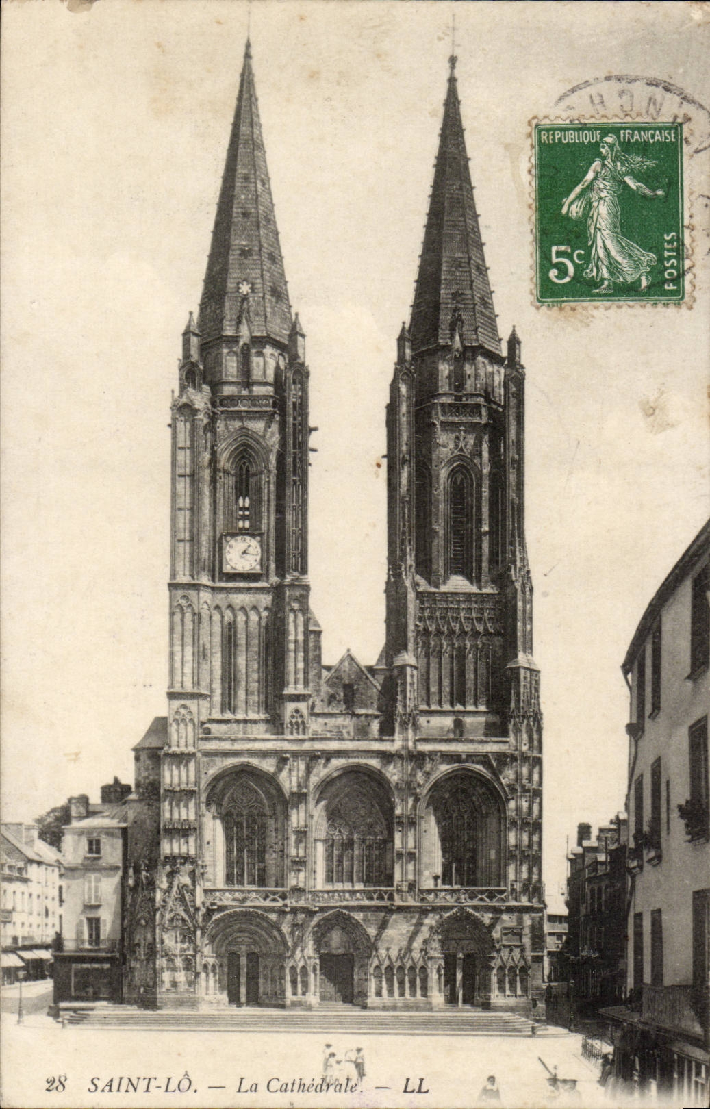 Saint Lo CPA the cathedral