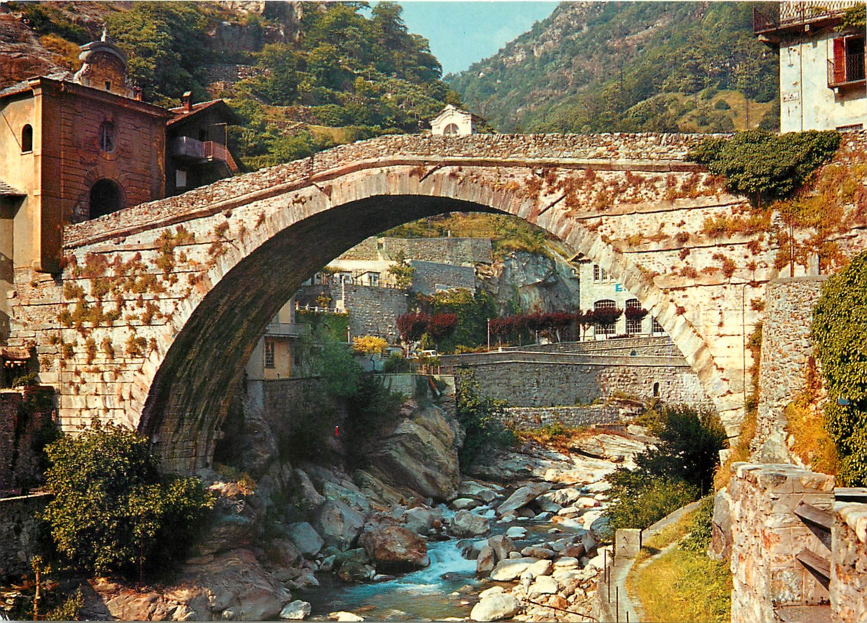 CPM Pont St. Martin m.345 Pont Romain (Vallee d'Aoste)
