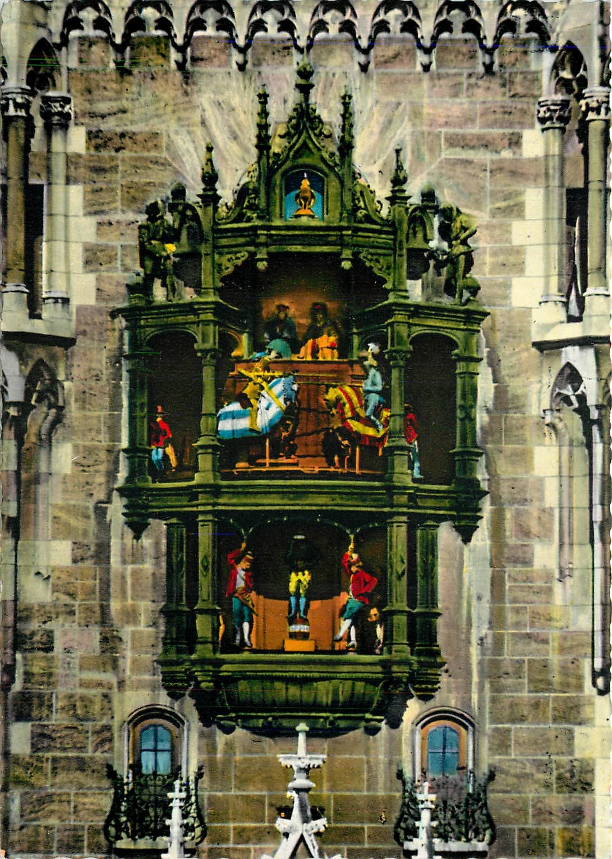 CPM Muenchen Le carrillon de la tour de l'hotel de ville