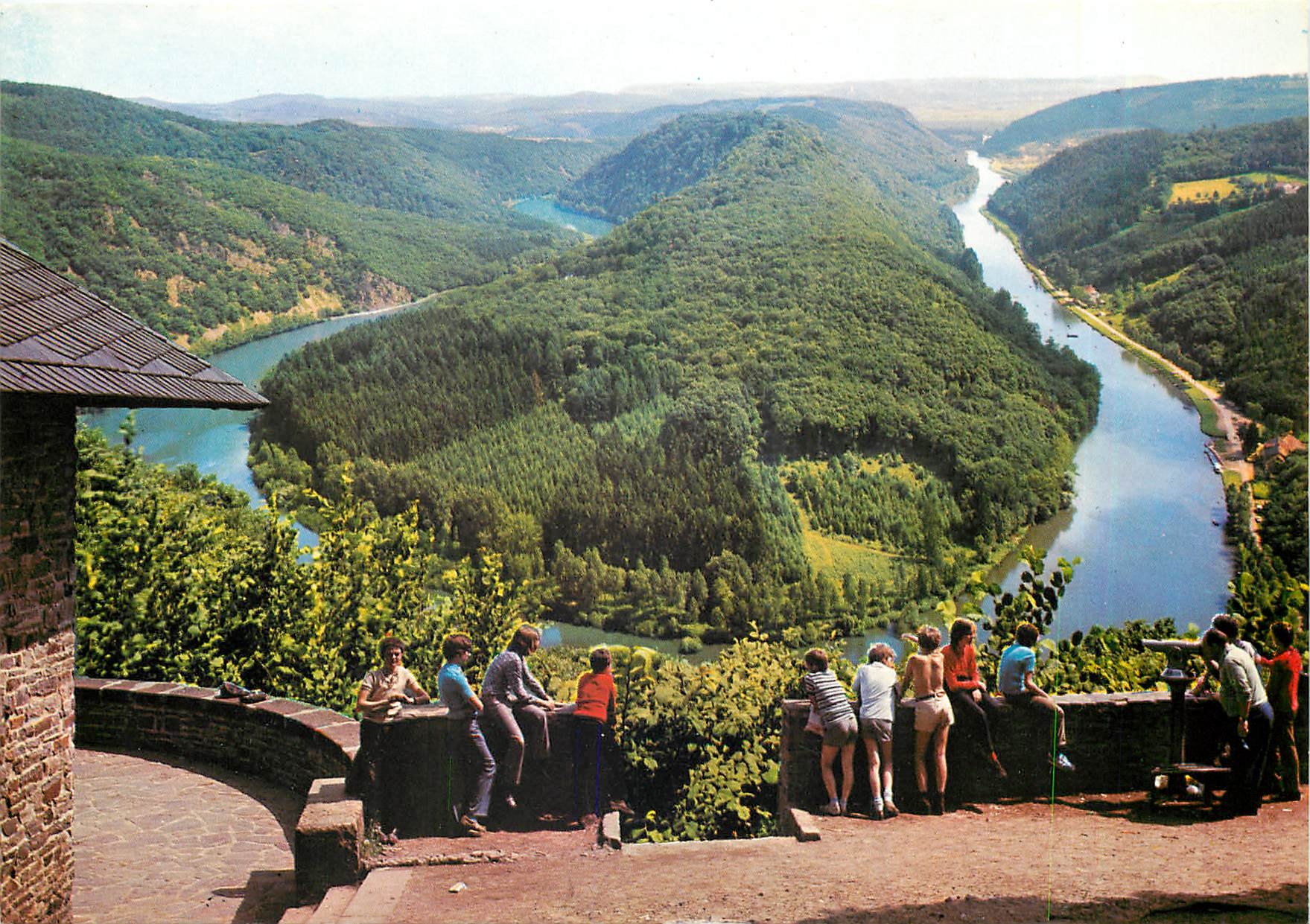 CPM Blick zur Saarschleife vom Aussichtspunkt Cloef bei Orscholz /Saar