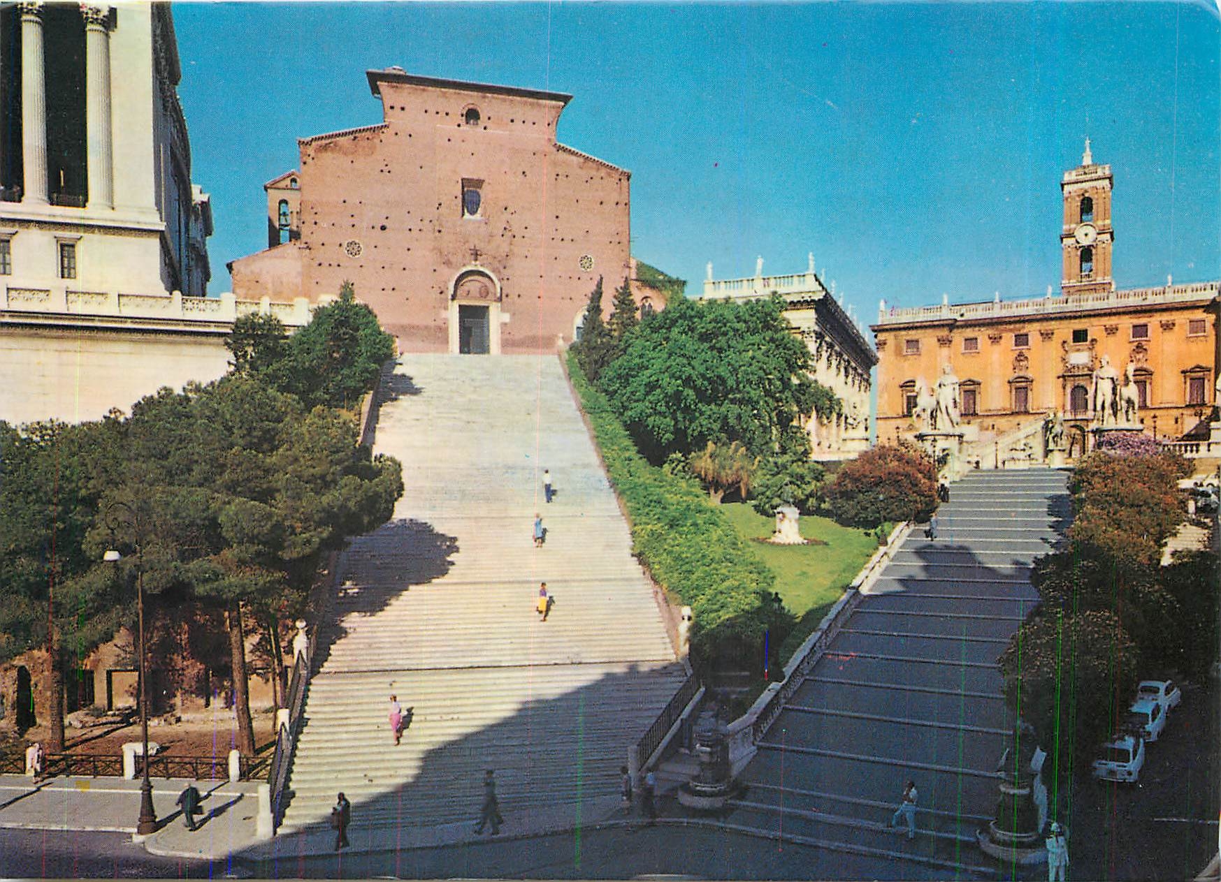 CPM Roma - S. Maria in Aracoeli Exterior (sgl. XIIII)