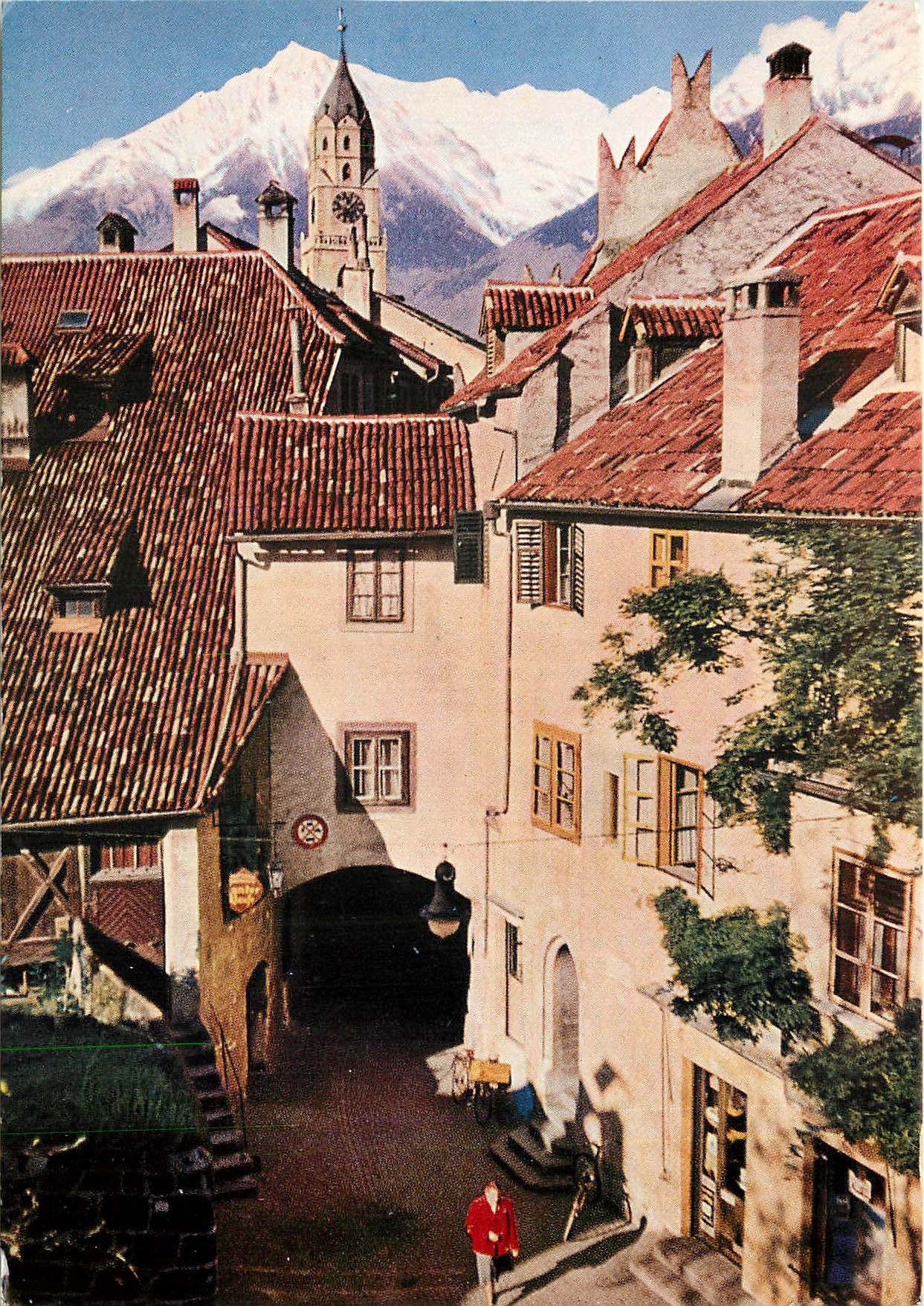 CPM Merano - La citta vecchia il Duomo nello standa