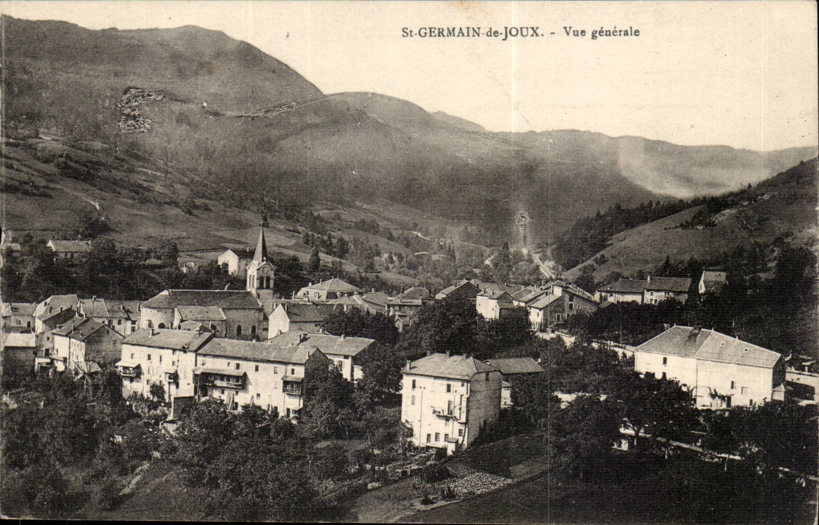 St Germaine de Joux - View - CPA
