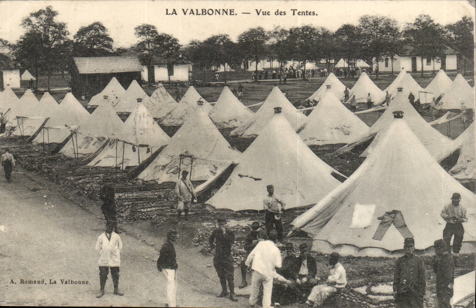 the valbonne Seen Tents - CPA