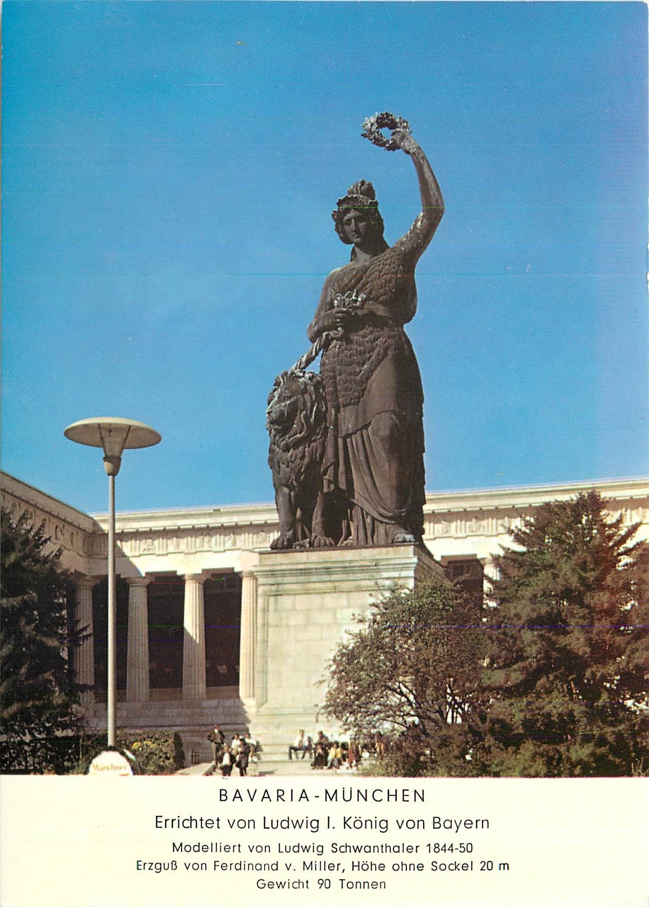 CPM Muenchen Statue de la Baviere