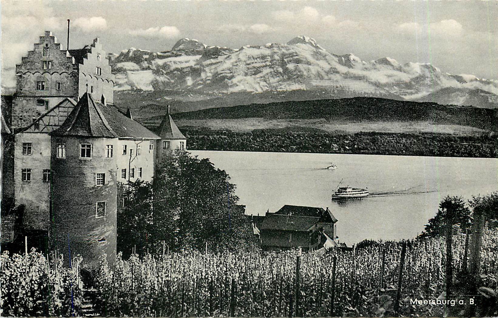 CPM Meersburg a. B. Altes Schloss mit Altmonn und Saentis 92504m)