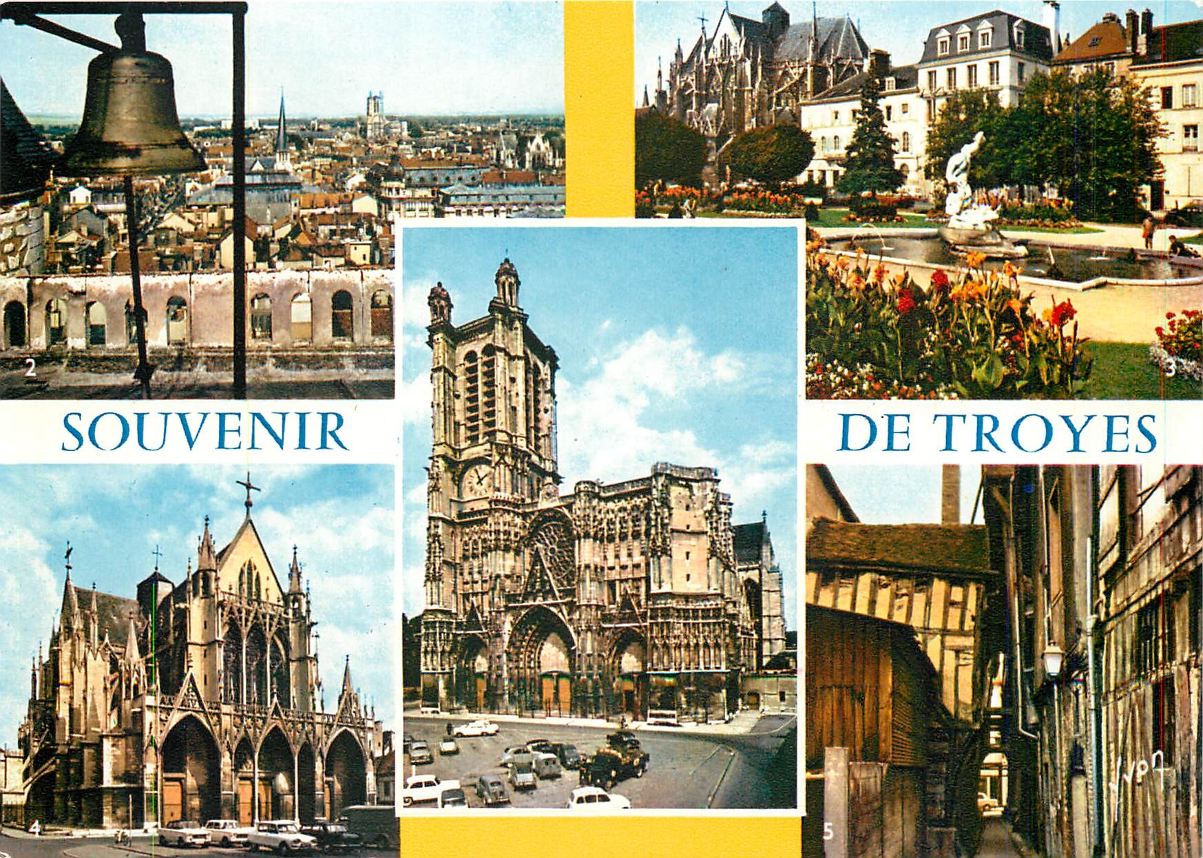 CPM Souvenir de Troyes