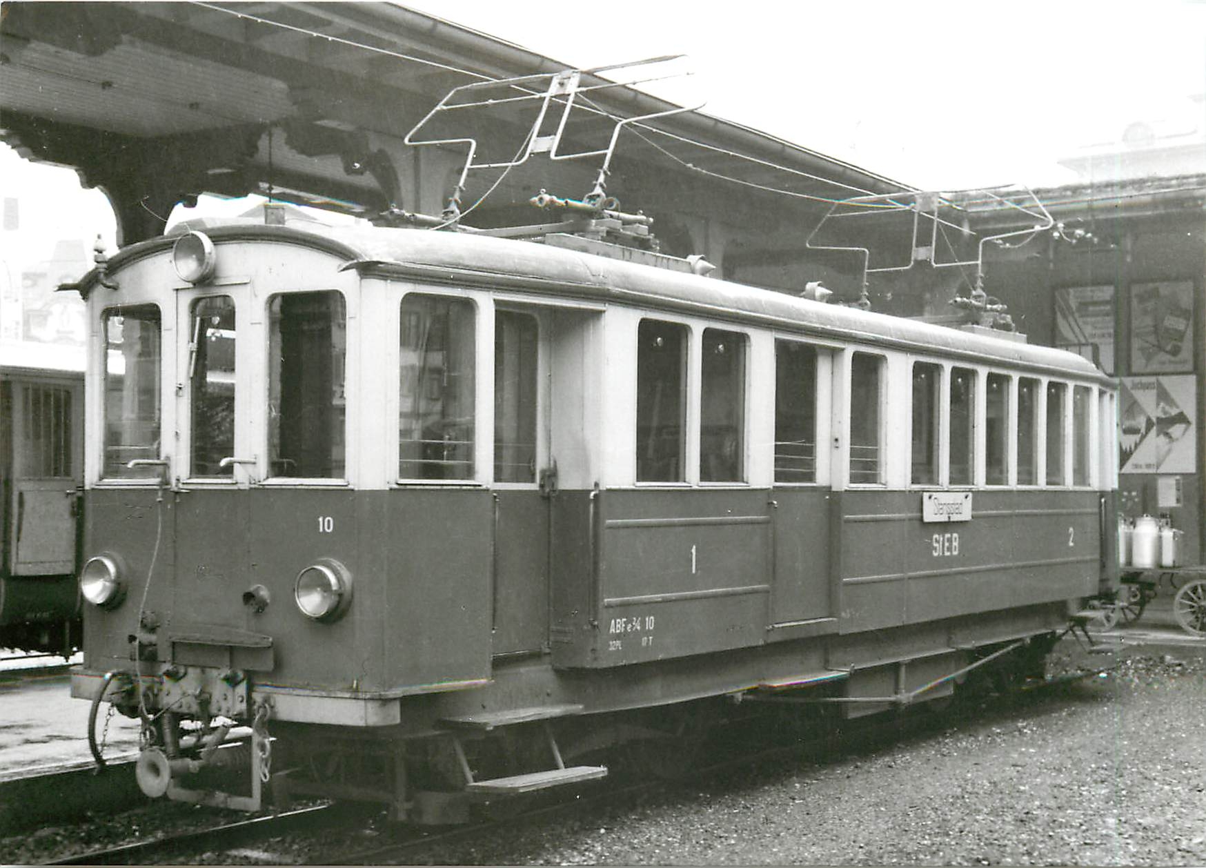 CPM Automotrice ABFe 2/4 a Engelberg Mai 1962