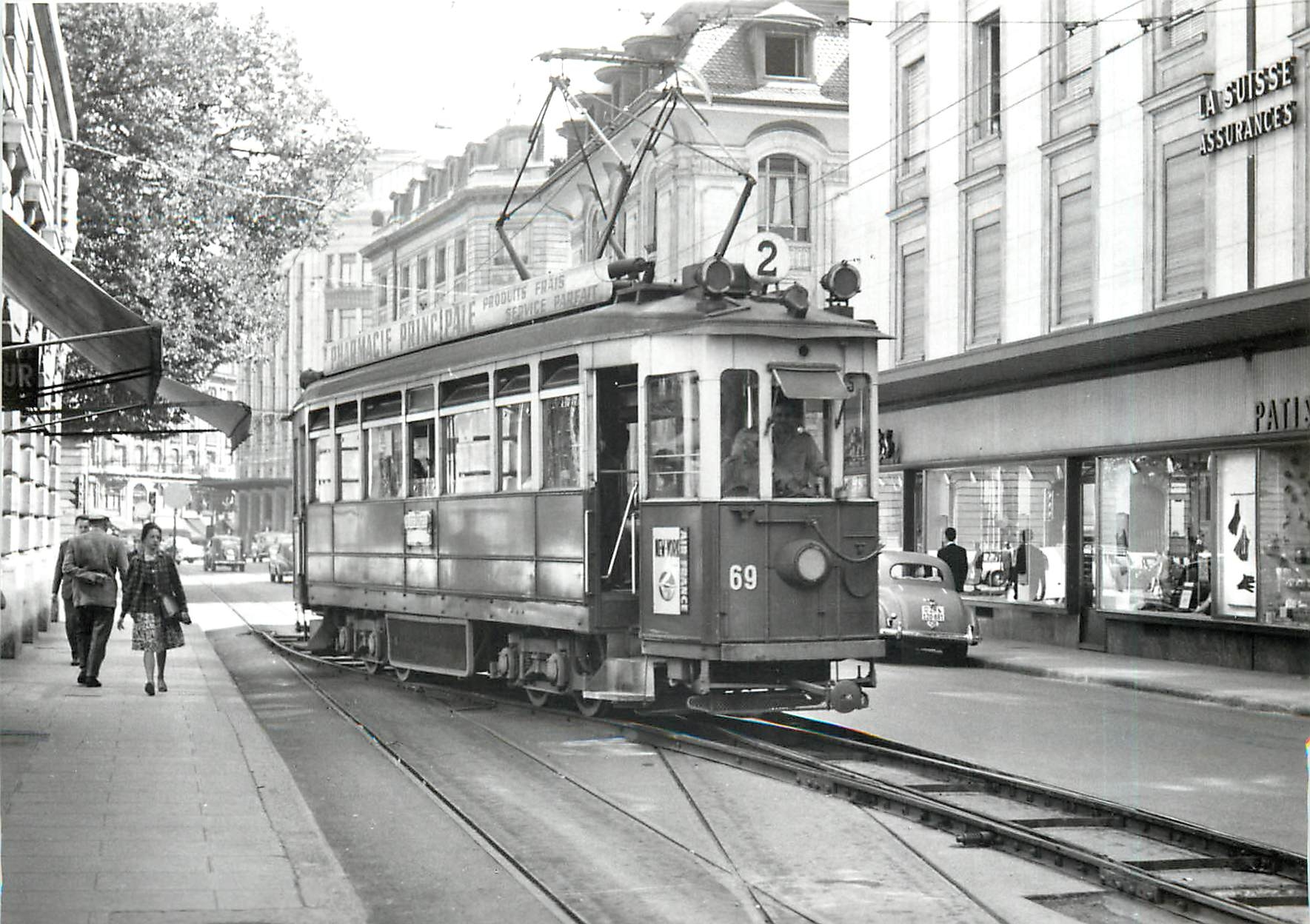 CPM Aiguille volante a la rue du Stand 16.9.1971