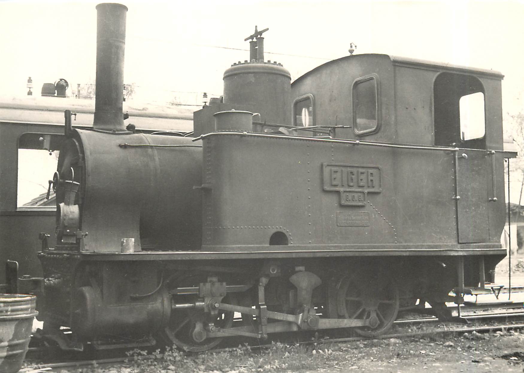 CPM HG 2/2 11 "Eiger" a Interlaken-Ost 1946