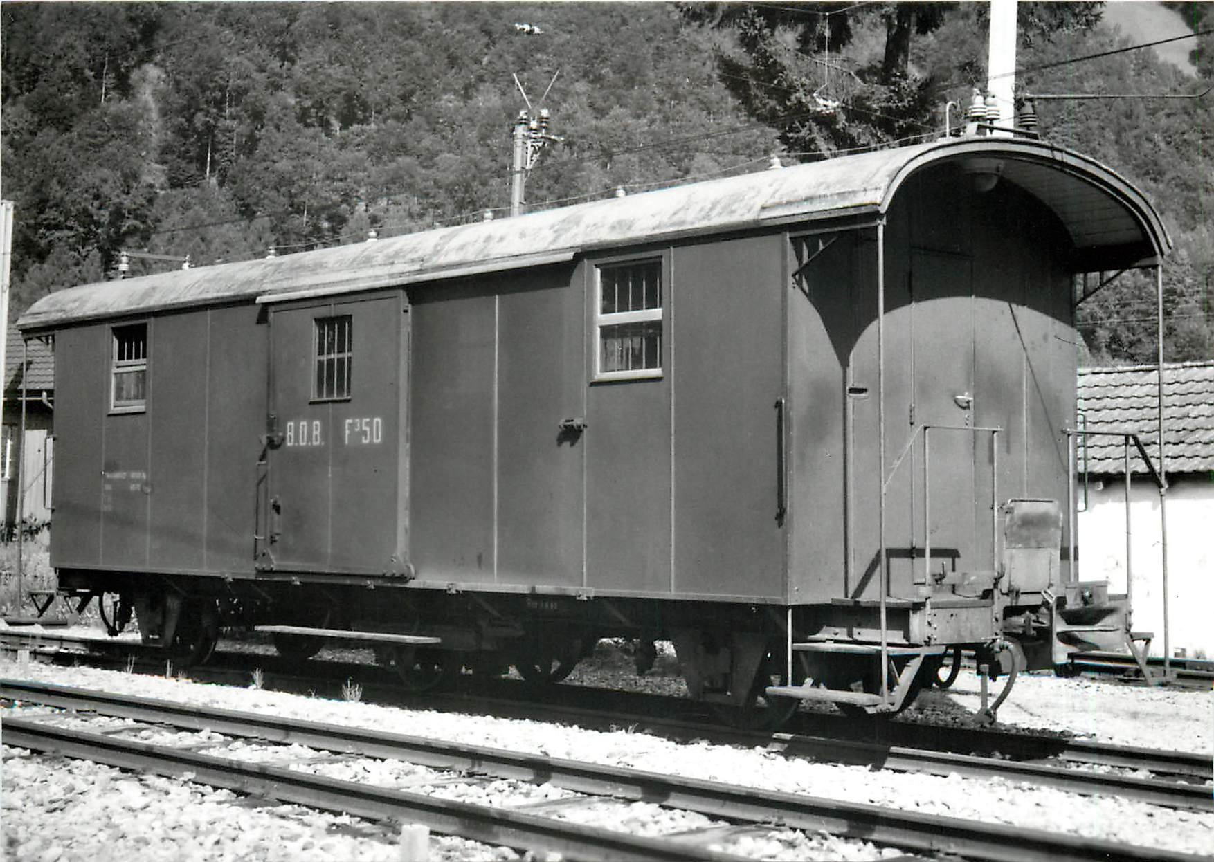 CPM F3 50 (1890) reconstruit en 1929. Interlaken-Ost Juillet 1961