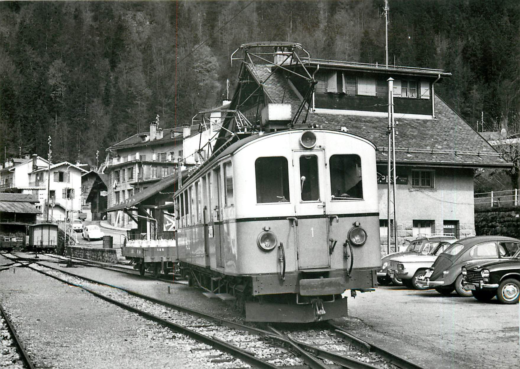 CPM Train pour les Diablerets manoeuvrant au Sepey 10.5.1969