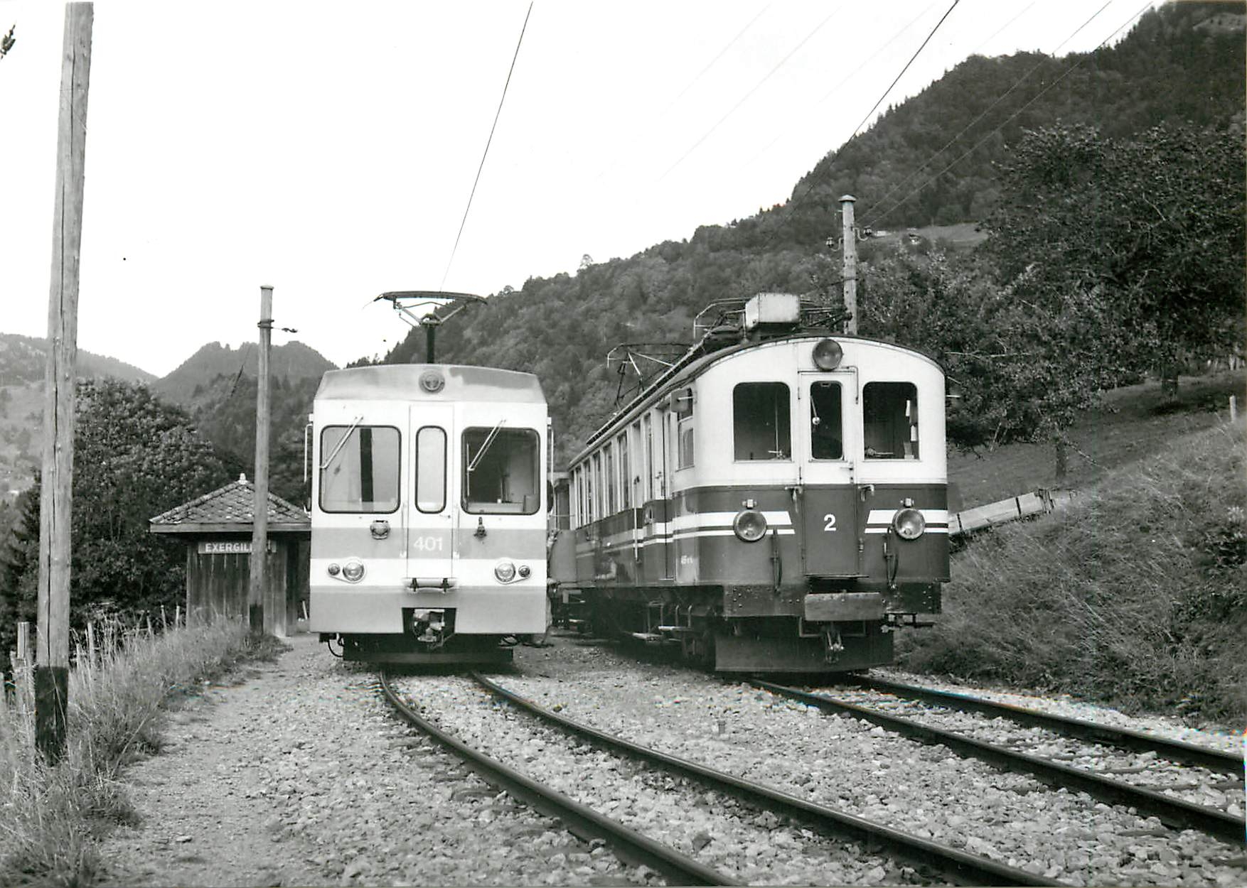 CPM Croisement a Exergillod 5.10.1987