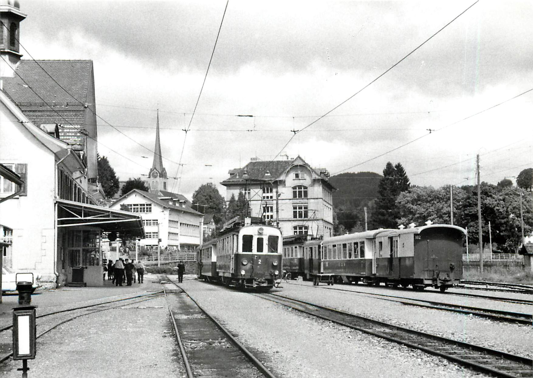 CPM En gare de Fais 15.8.1967