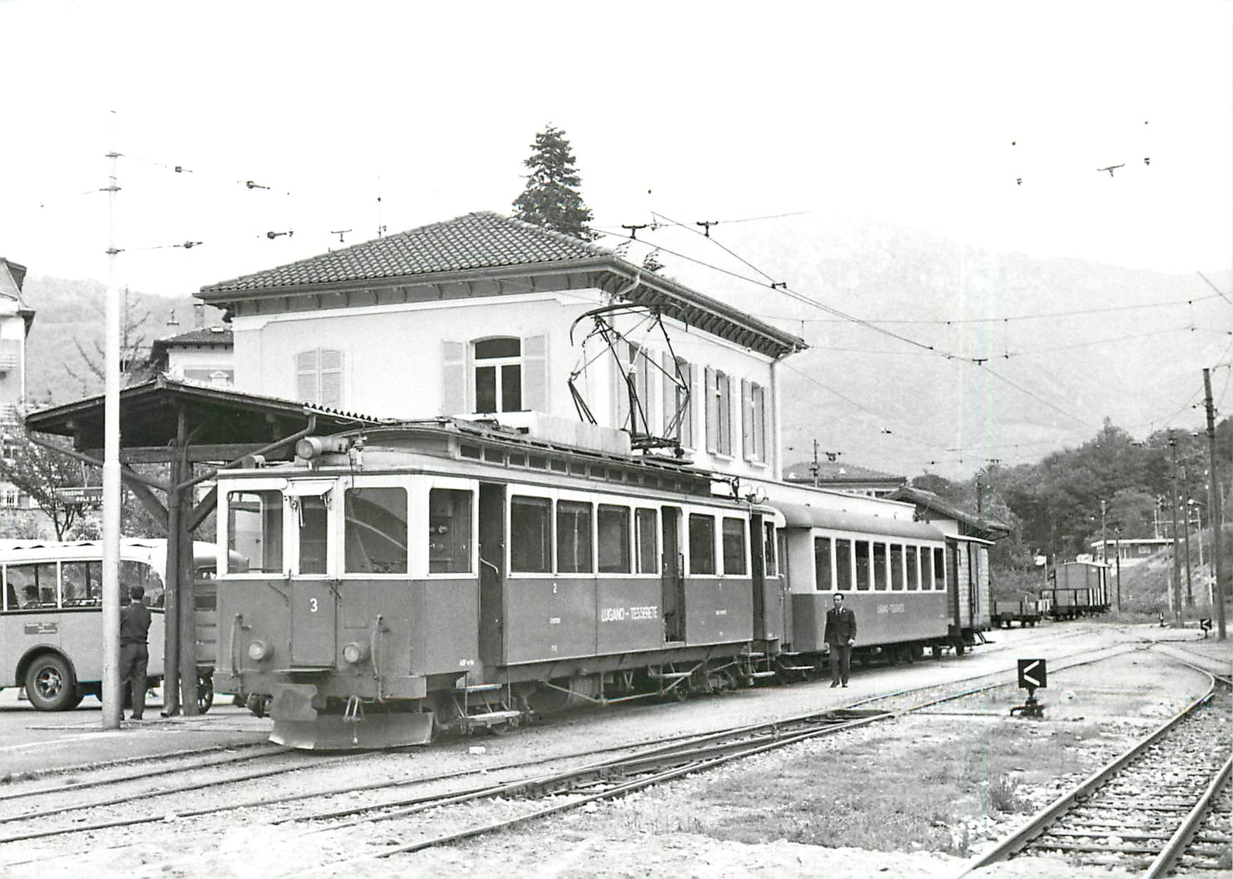 CPM ABFe 4/4 1 B4 15 et K21 a Tesserete 20.5.1967