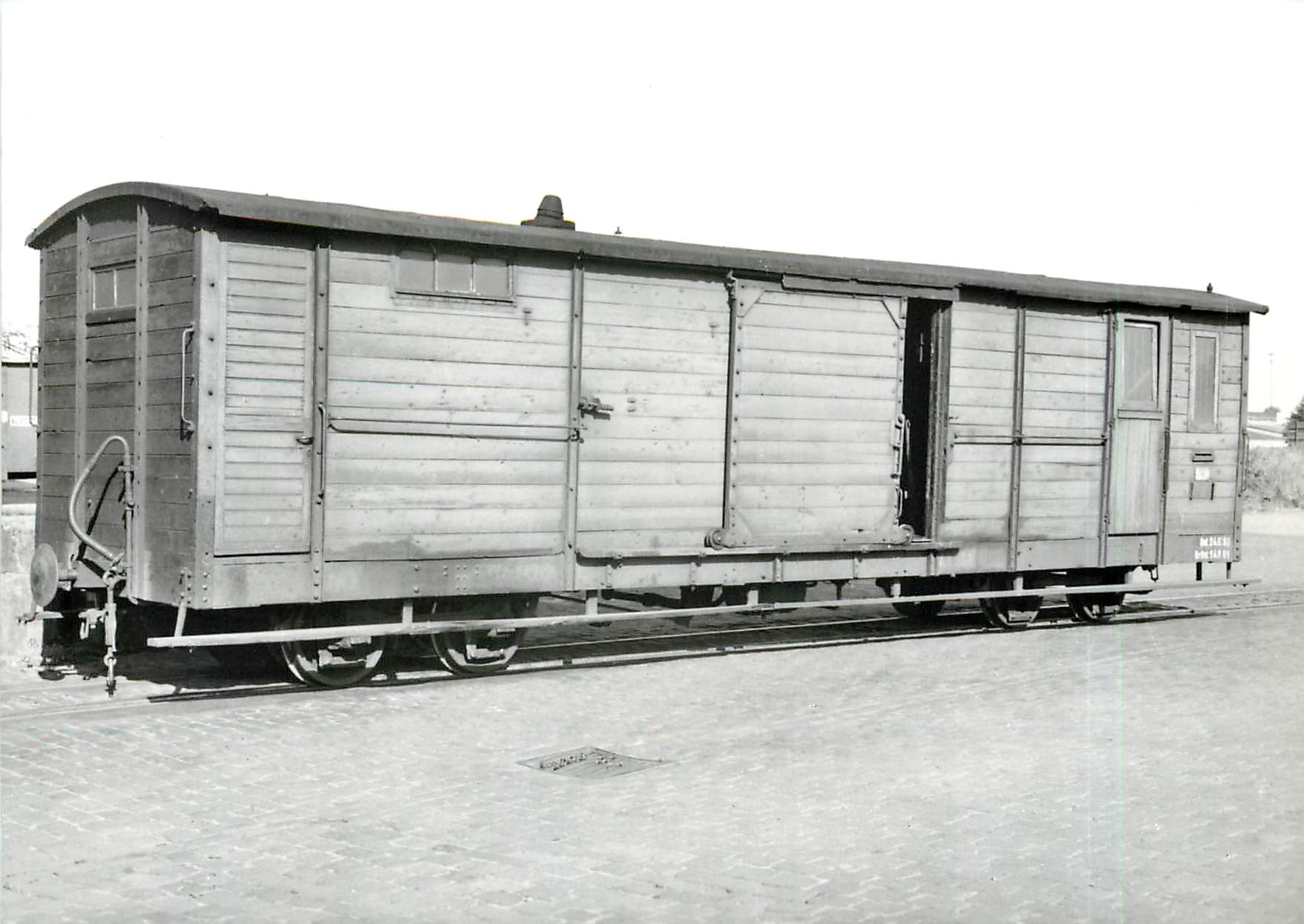 CPM Pw Postwagen/ Mixte fourgon-poste 8.1962