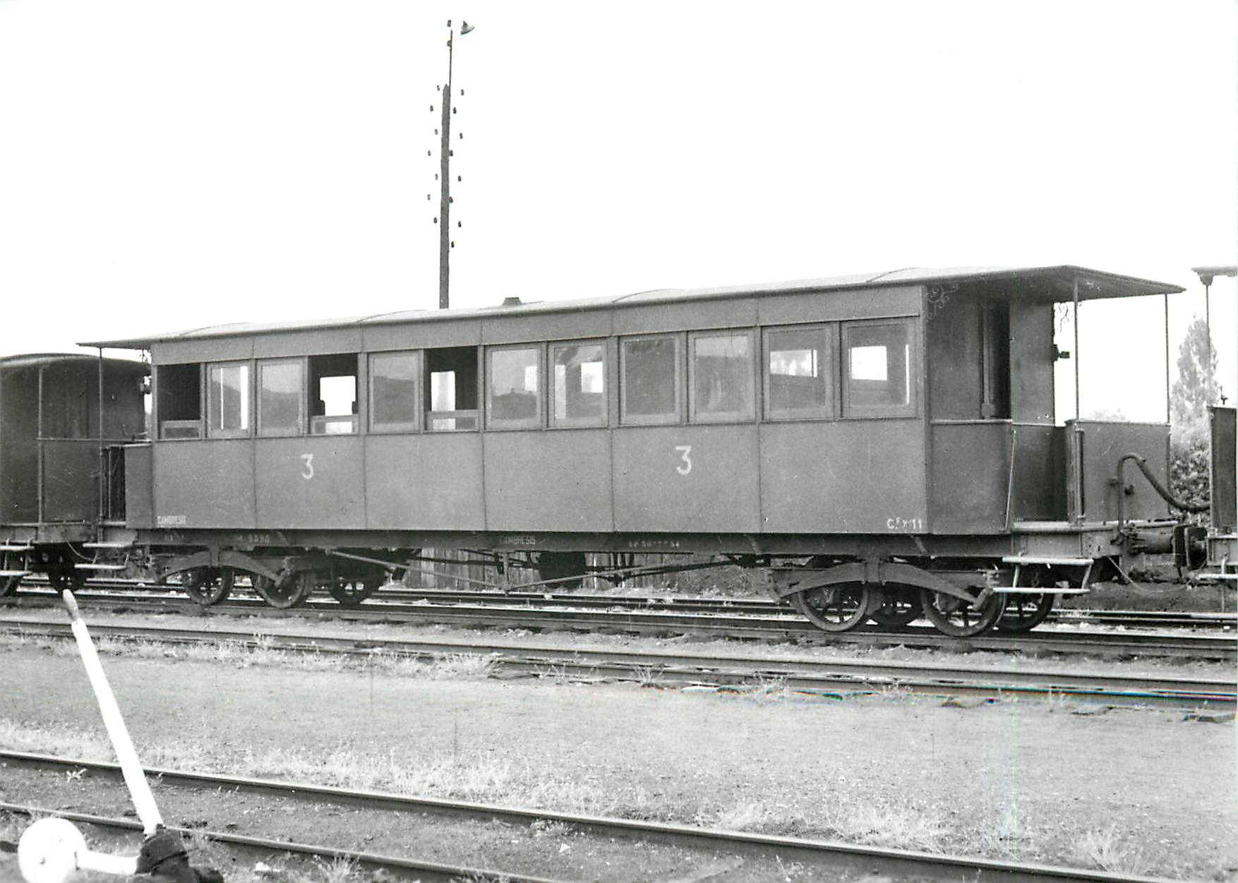 CPM Voiture a plates-formes ouvertes Cfy 11 Caudry 1955