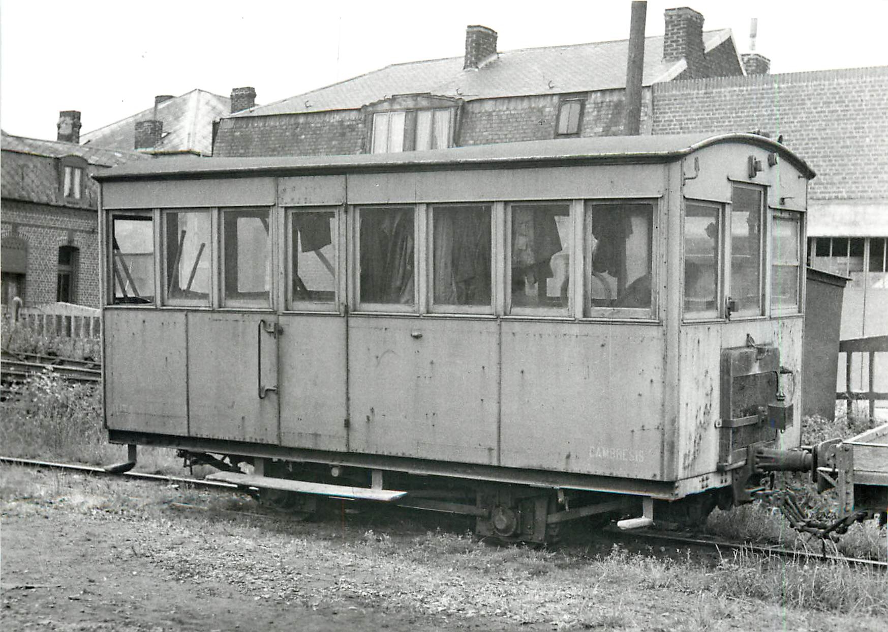 CPM Autorail Campagne No 4 a Caudry 1955