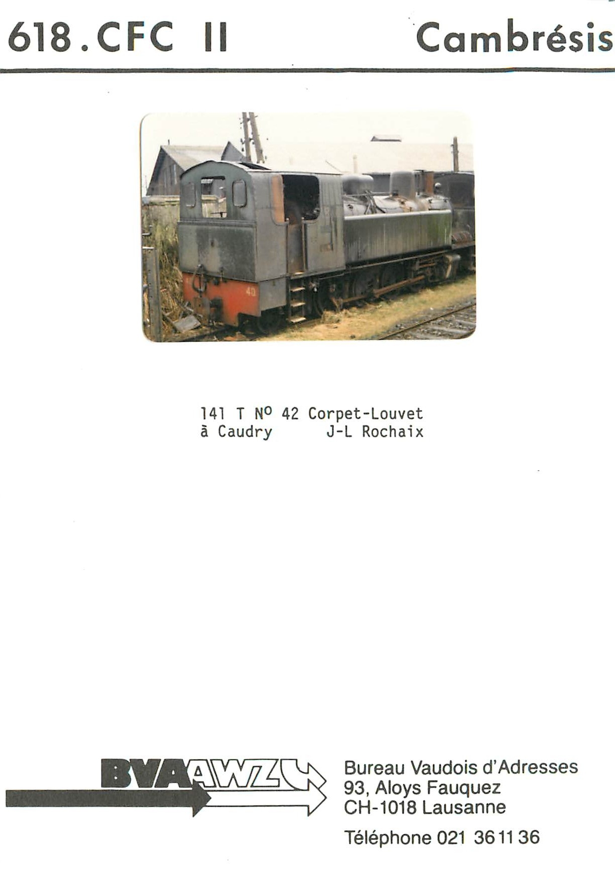 Photo 141 T No 42 Corpet-Louvet a Caudry