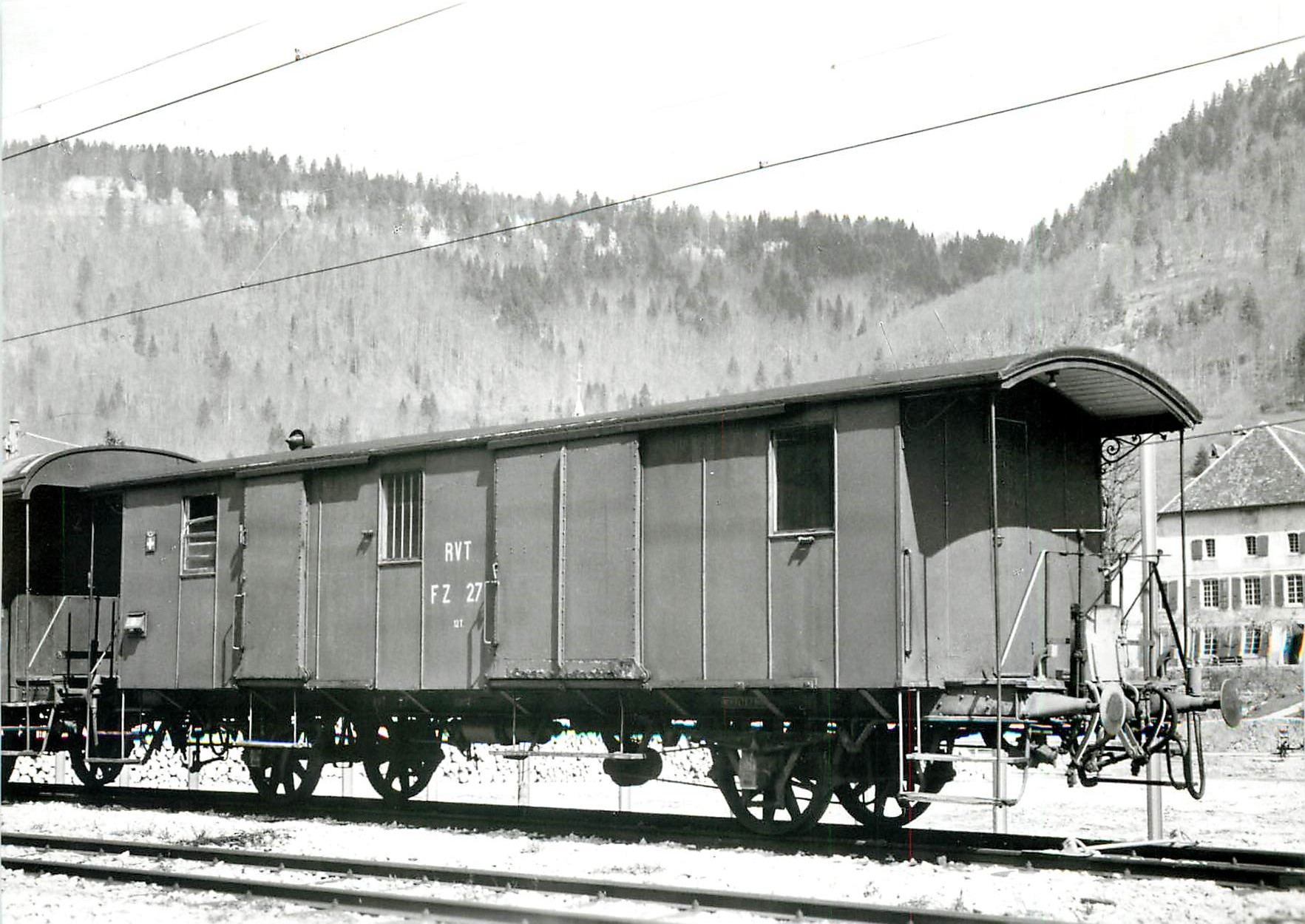 CPM RVT FZ No 27 construit en 1901 par SIG pour UeBB