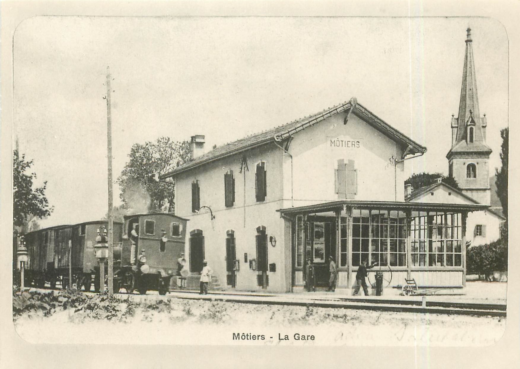 CPM Motiers - La Gare