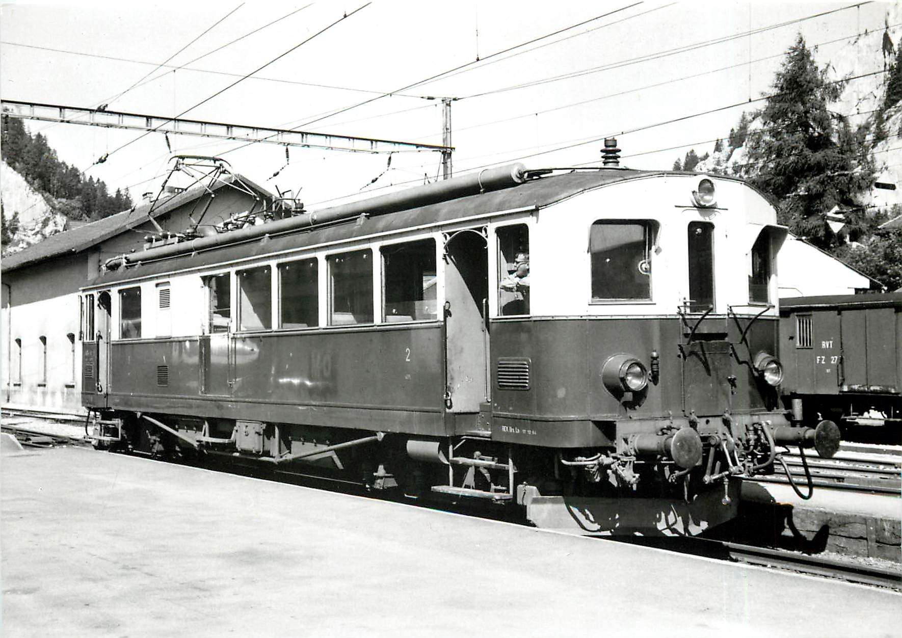 CPM En service au RVT de 1965 a 1977 Te/Xe 4/4 11