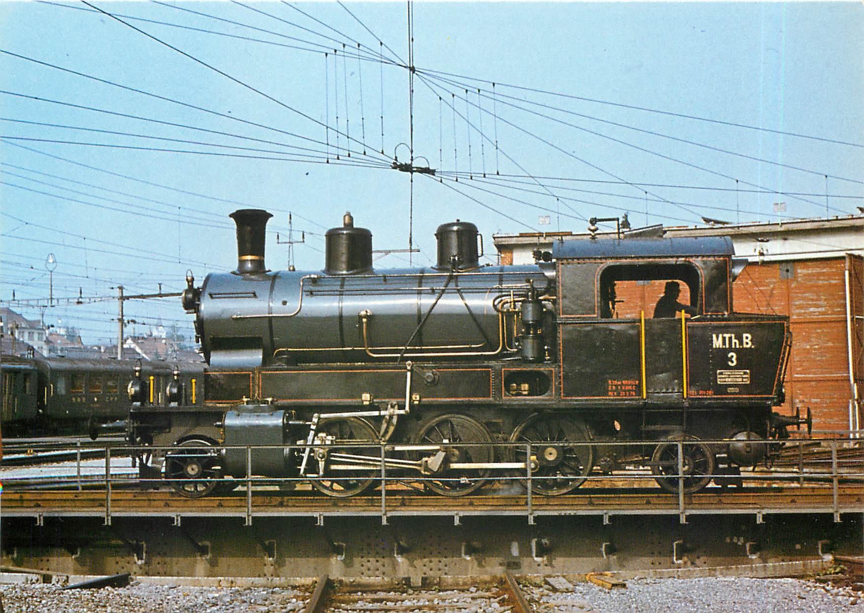 CPM Die formschoenen MthB-Heissdampflokomotiven Ec 3/5 1-4 sind 1912 von SLM feliefert worden